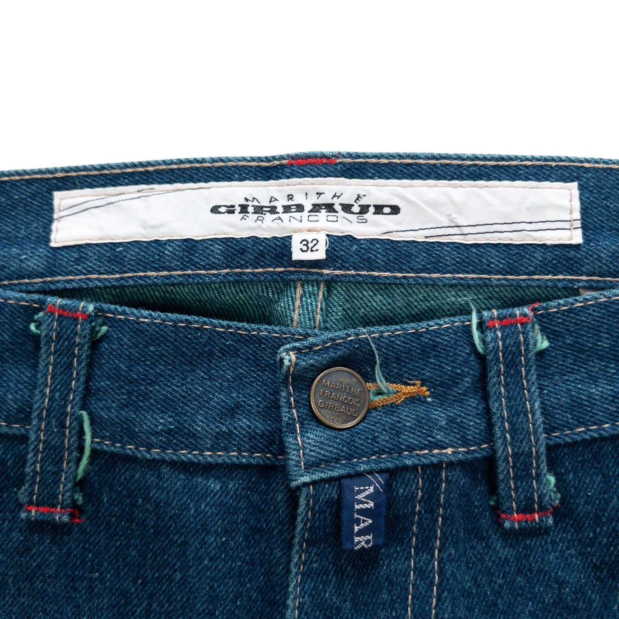 Marithe + Francois Girbaud Vintage Marithe + Francois Girbaud Reverse Jeans Size W32 Size US 32 / EU 48 - 5 Thumbnail