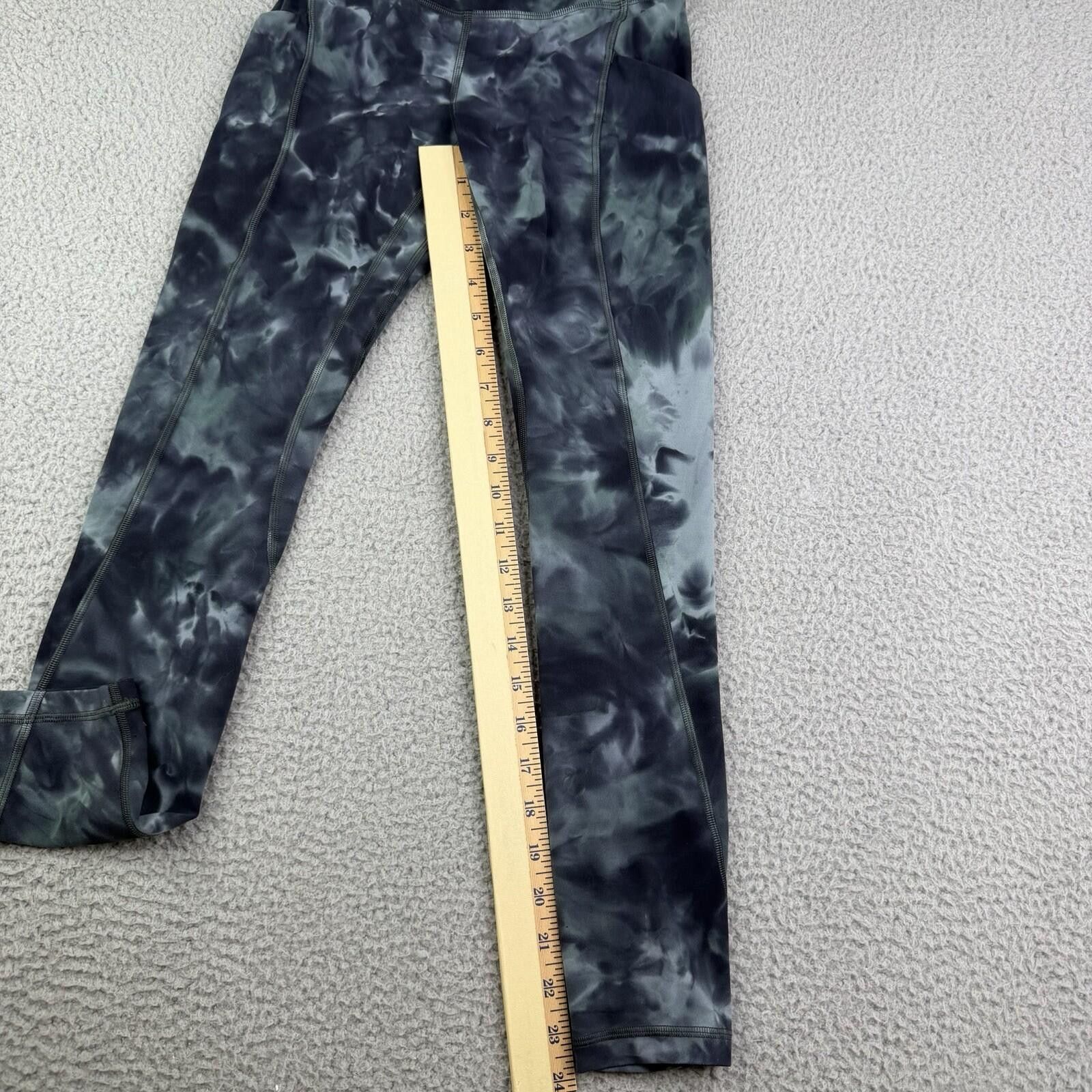 Lululemon Lululemon Align High Rise Leggings Crop 24” Teal Size 2 Size 26" / US 2 / IT 38 - 9 Thumbnail