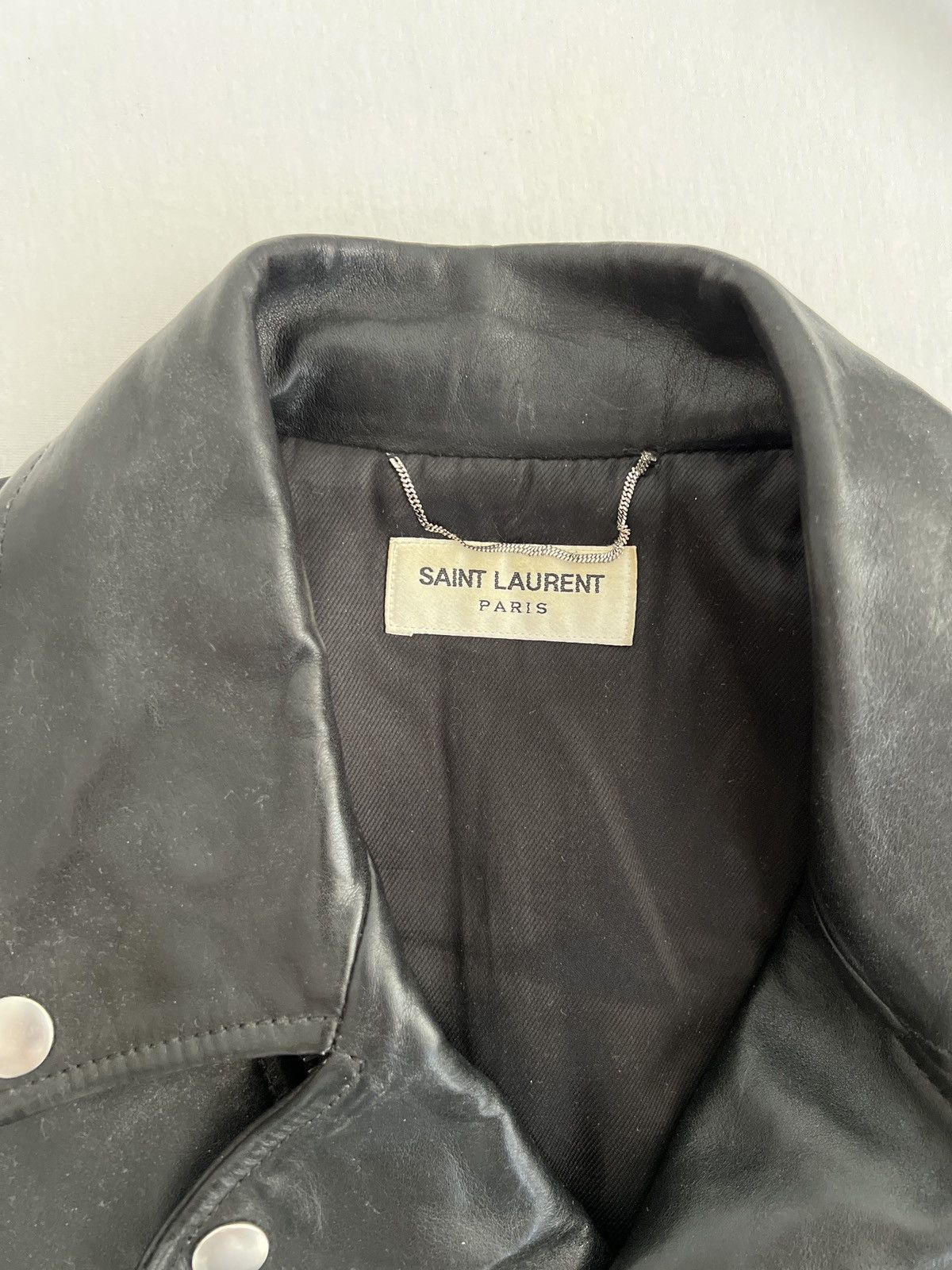 Saint Laurent Paris Saint Laurent Paris L17 Leather Jacket size 48 from 2018 Size US M / EU 48-50 / 2 - 9 Thumbnail