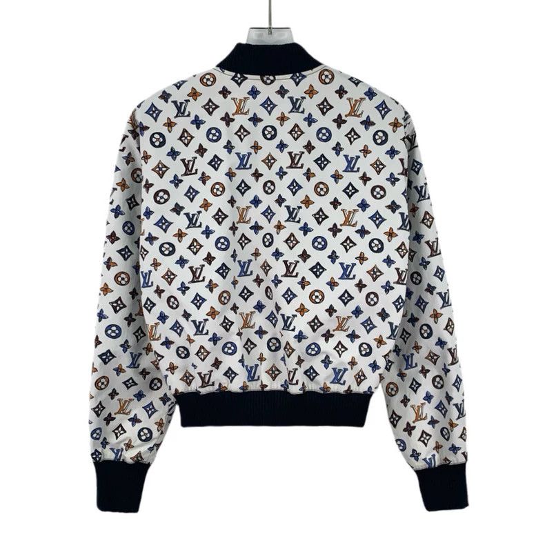 Louis Vuitton Louis Vuitton Color-block logo full-print cotton stand-up Size XXS / US 00 / IT 34 - 2 Thumbnail