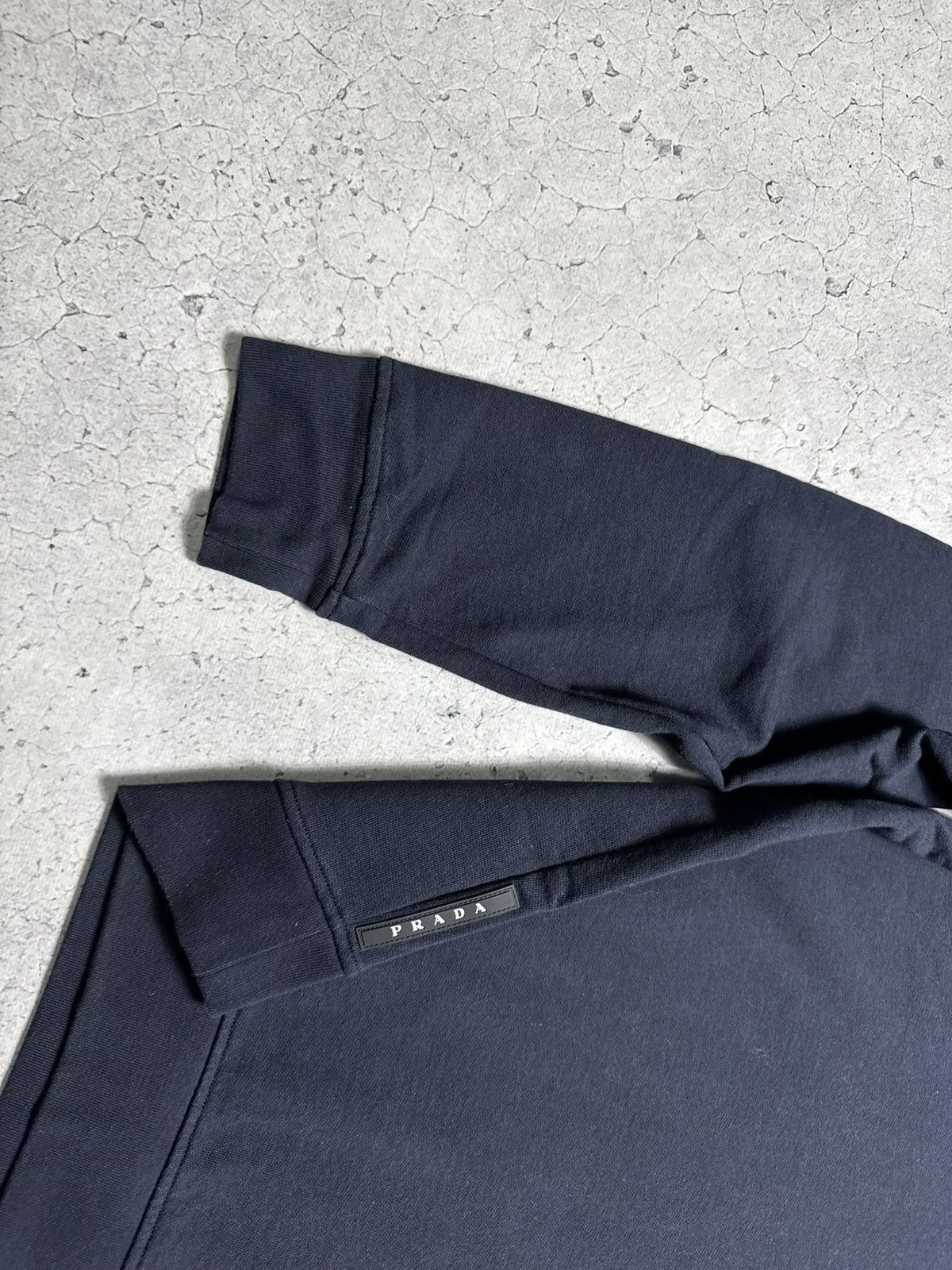 Prada Prada Black Tab Luxury Sweatshirt Size M Size US M / EU 48-50 / 2 - 2 Thumbnail