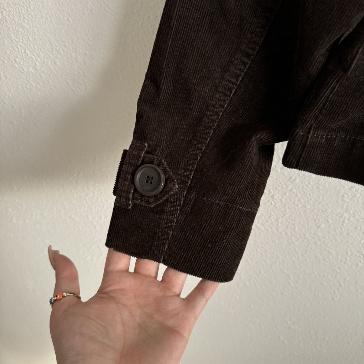 Loft LOFT Vintage Y2K 2000’s Dark Brown Corduroy Blazer Jacket Size M / US 6-8 / IT 42-44 - 10 Thumbnail