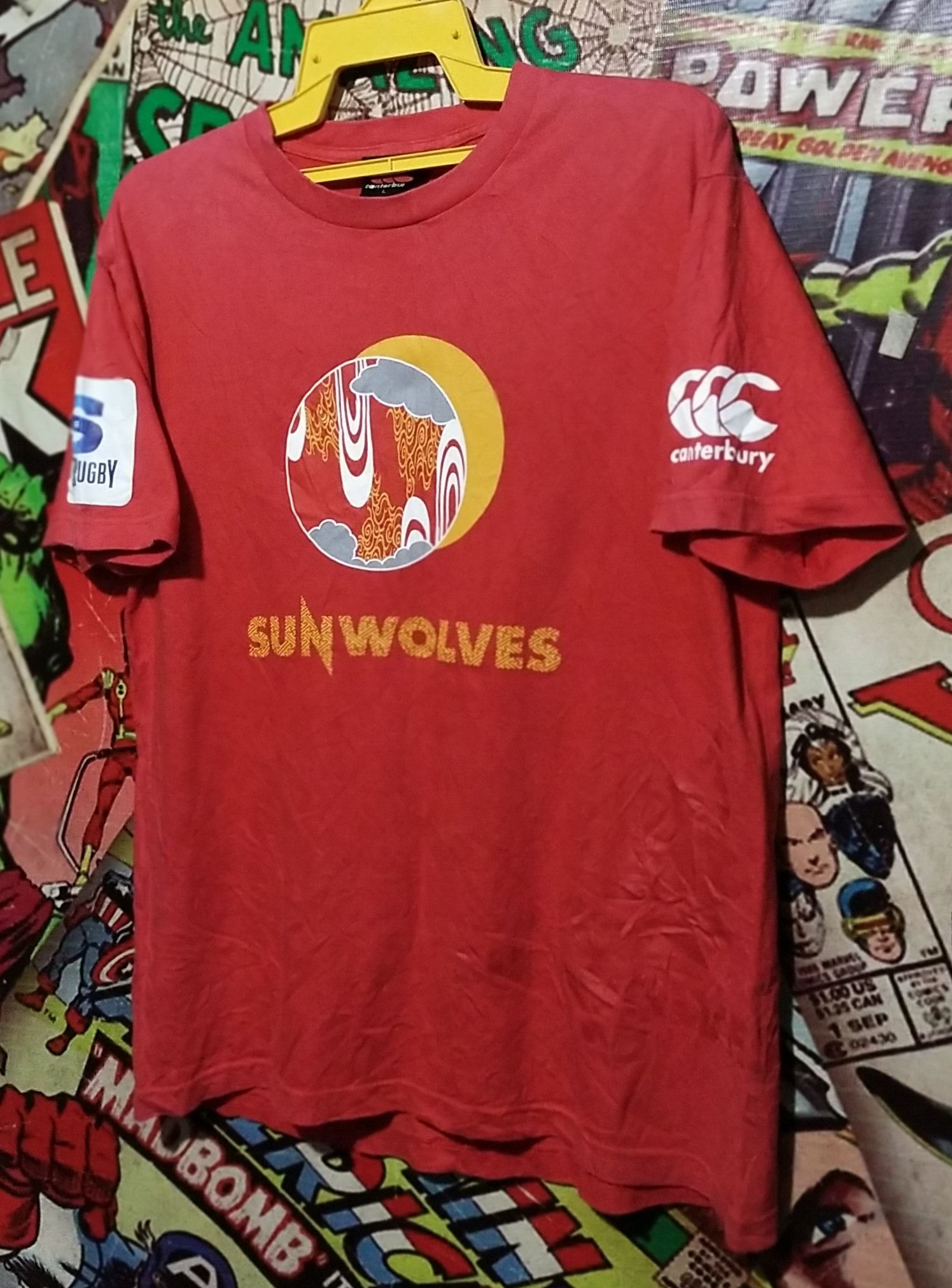 Canterbury of New Zealand CANTERBURY SUN WOLVES JAPAN TEE Size US L / EU 52-54 / 3 - 10 Thumbnail