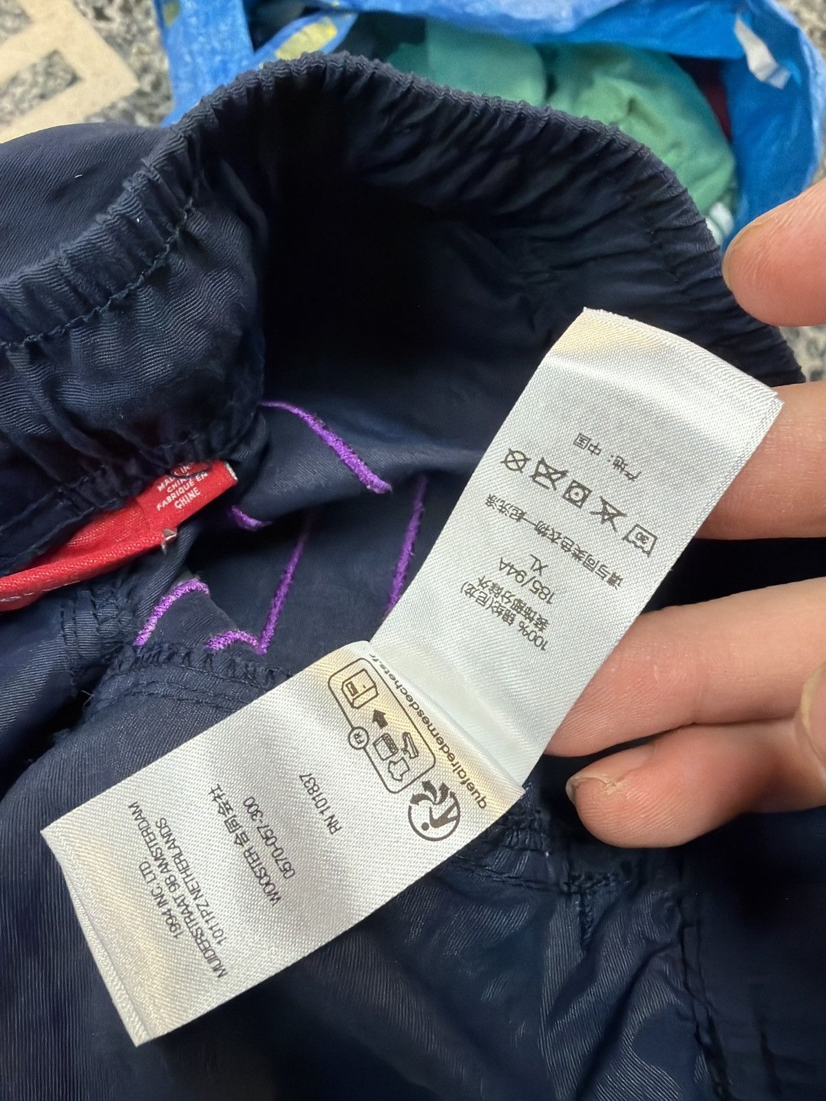 Supreme Supreme script nylon shirt purple navy Size US 36 / EU 52 - 4 Thumbnail
