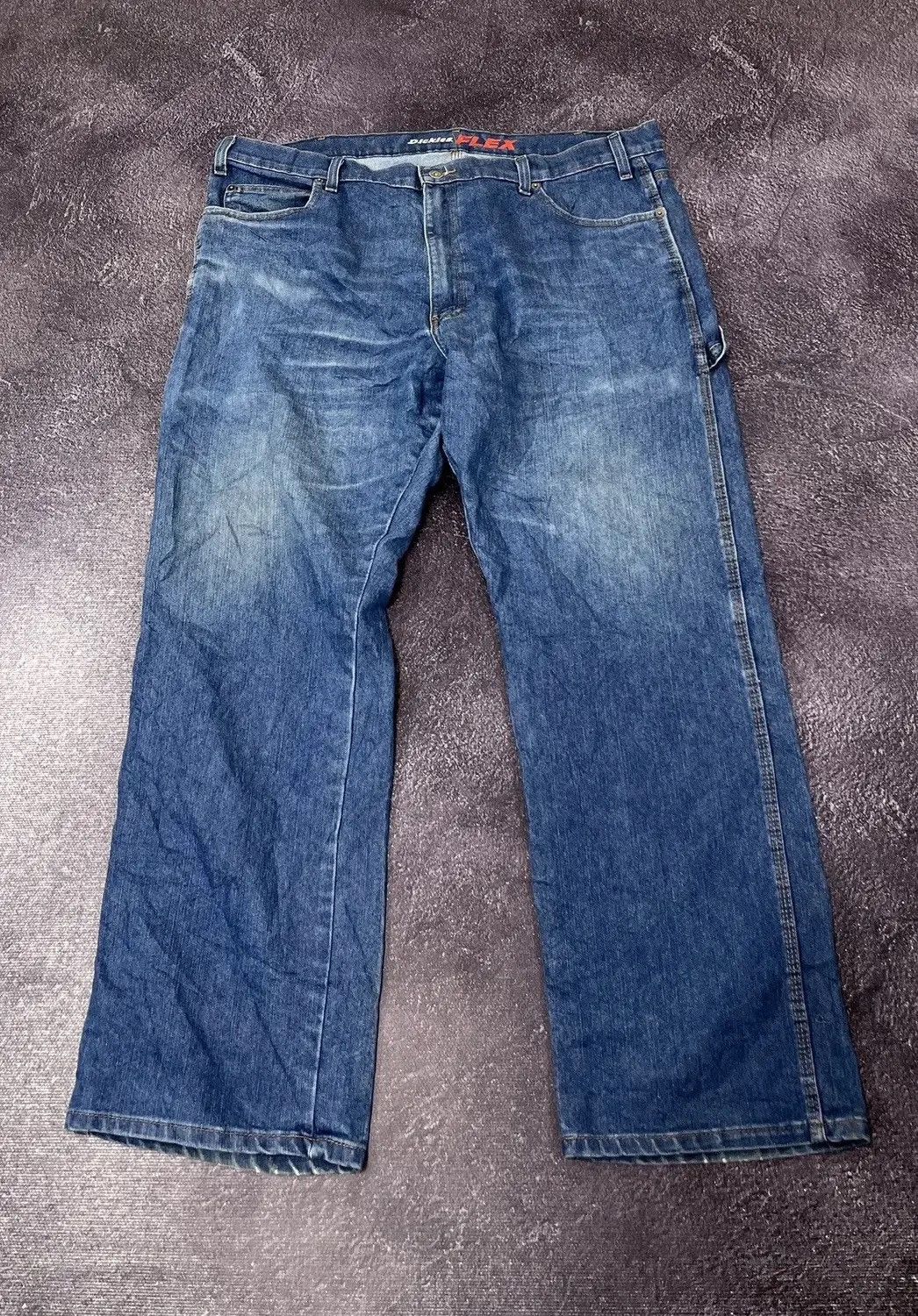 Dickies × Vintage Vintage Dickies USA Faded Blue Denim Hype Baggy Jeans Size US 38 / EU 54 - 2 Thumbnail