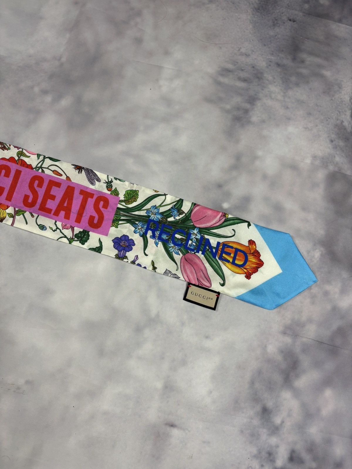 Gucci Gucci Flora 100th Anniversary Silk Scarf Size ONE SIZE - 2 Thumbnail