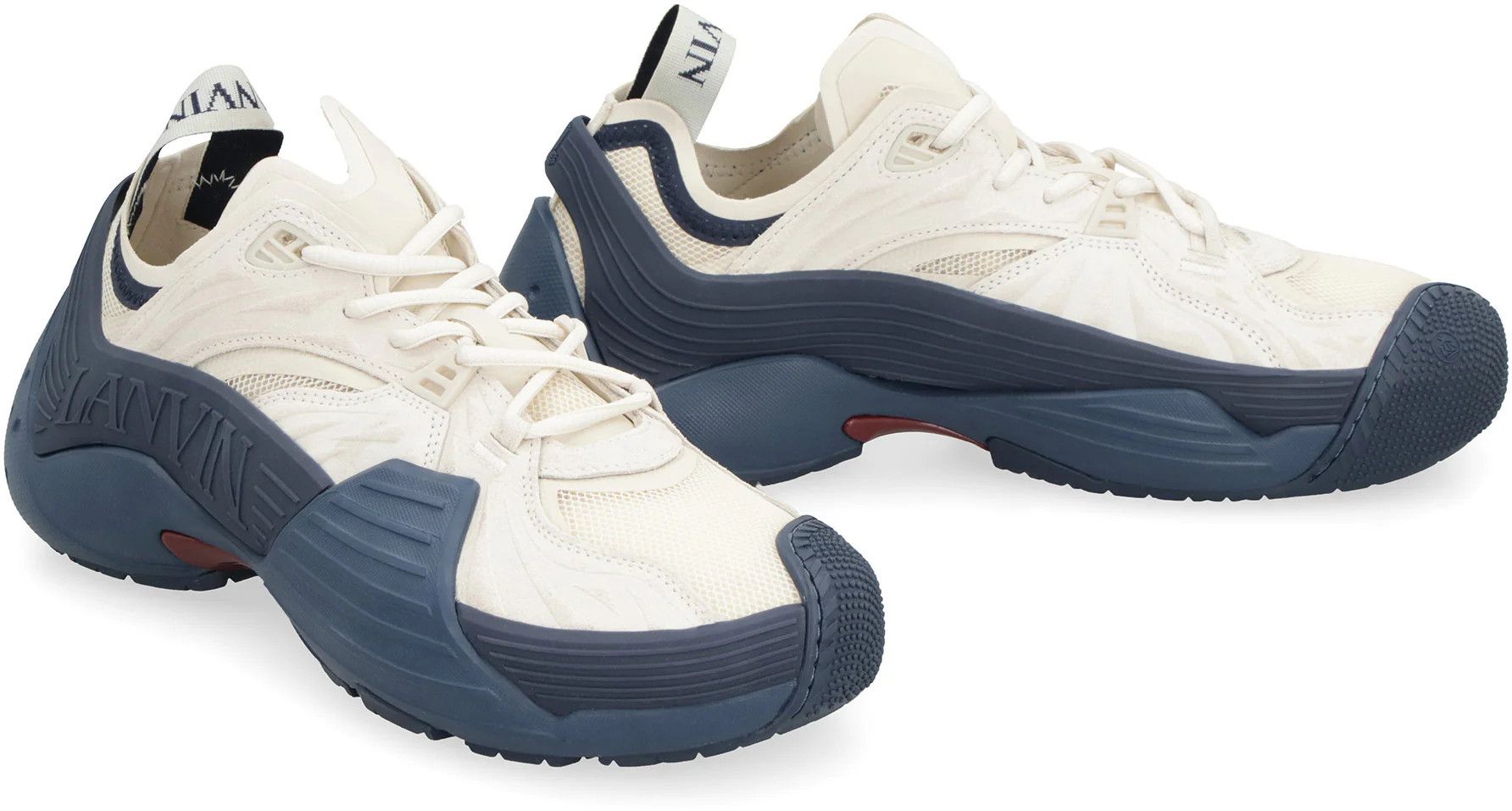 Lanvin o1y0125 Low-Top Sneakers in Multicolor Size US 9 / EU 42 - 2 Thumbnail