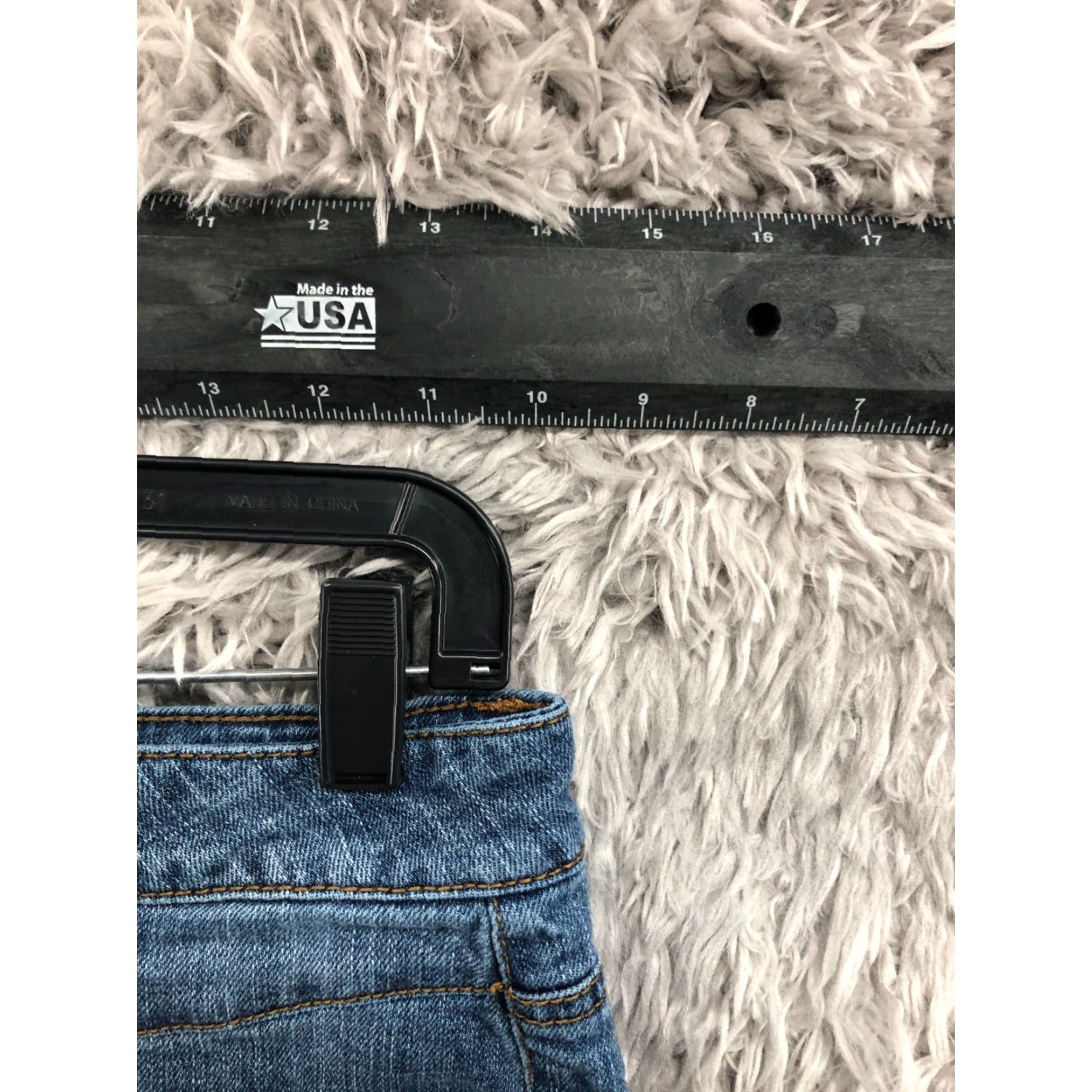 Vintage Mudd Juniors Size 7 Mid Rise Cut-Off Shorts Blue Denim Size 28" / US 6 / IT 42 - 2 Thumbnail