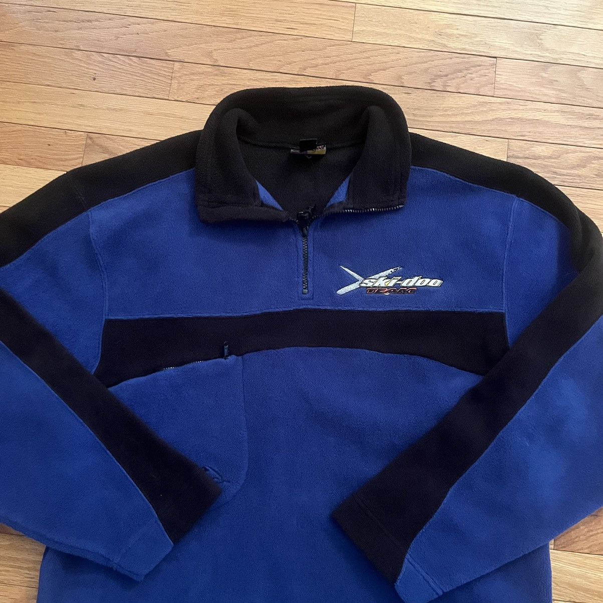 Japanese Brand × Ski-Doo × Vintage VTG Ski Do Fleece Pullover Size US M / EU 48-50 / 2 - 2 Thumbnail