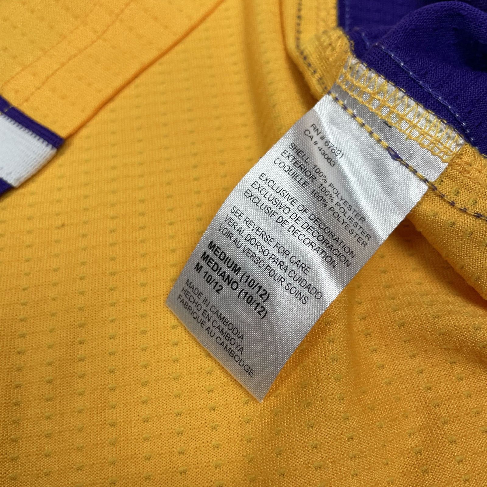 Adidas × NBA Adidas Los Angeles Lakers Team D'Angelo Russell Jersey Size US XS / EU 42 / 0 - 9 Thumbnail