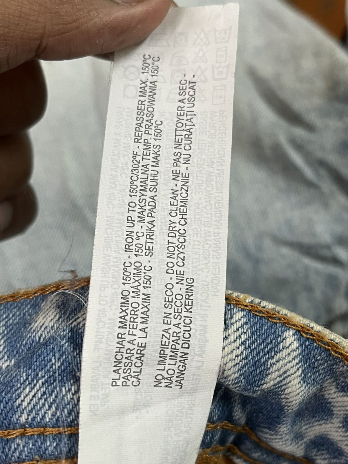 Zara VINTAGE ZARA MAN DENIM DISTRESSED STYLE Size US 34 / EU 50 - 16 Thumbnail