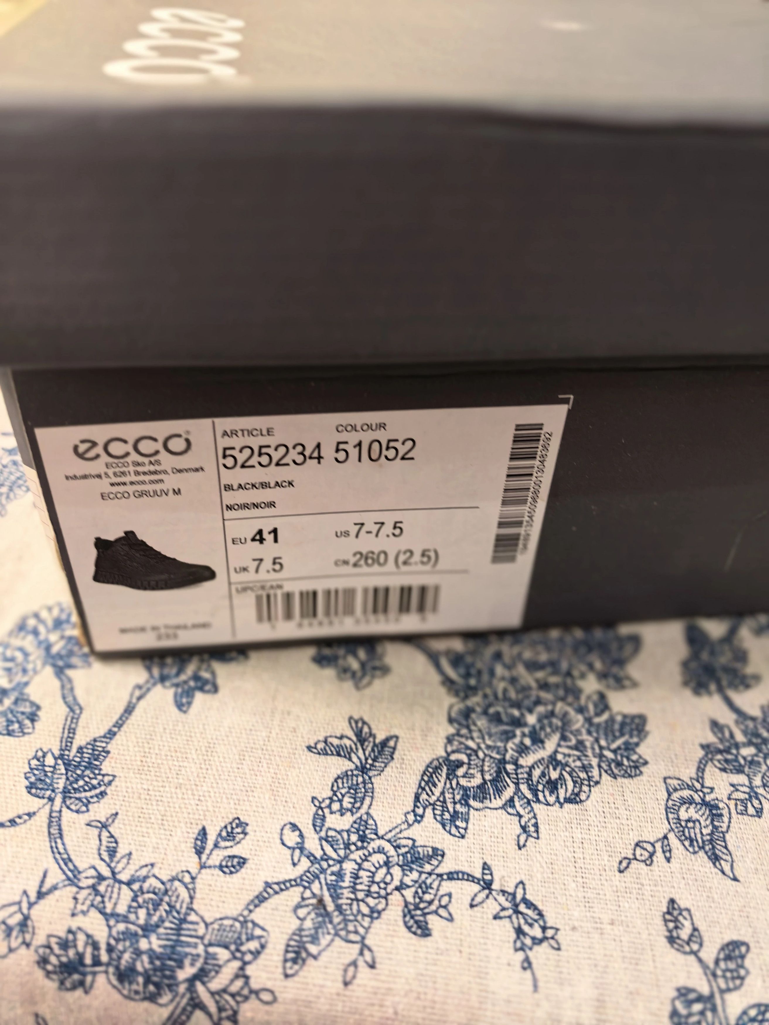 Ecco ECCO men's casual dress shoes 41 EU new with box tried on Size US 7.5 / EU 40-41 - 7 Thumbnail