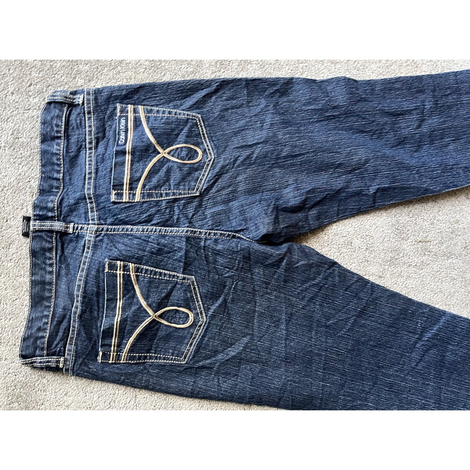 Calvin Klein Calvin Klein Womens Jeans Skinny Blue Size 30/10 Hemmed Size 32" / US 10 / IT 46 - 4 Thumbnail