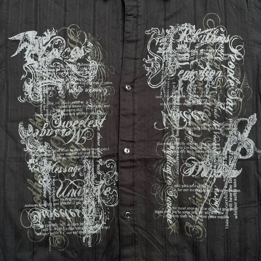 20471120 2000s Commontage Gothic Punk Ifsixwasnine Shirt Size US L / EU 52-54 / 3 - 4 Thumbnail