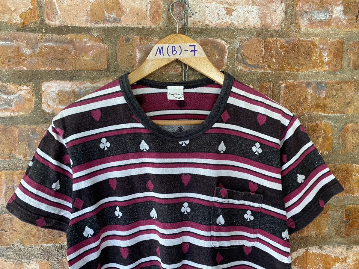 Dry Bones 1990s Dry Bones Jacquard deck of cards tee Size US M / EU 48-50 / 2 - 3 Thumbnail