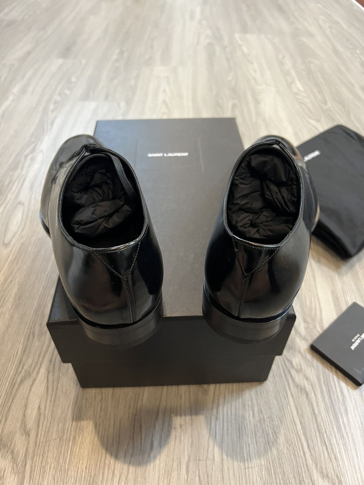 Saint Laurent Paris Saint Laurent Derby Shoes - Patent Leather Size US 9 / EU 42 - 4 Thumbnail