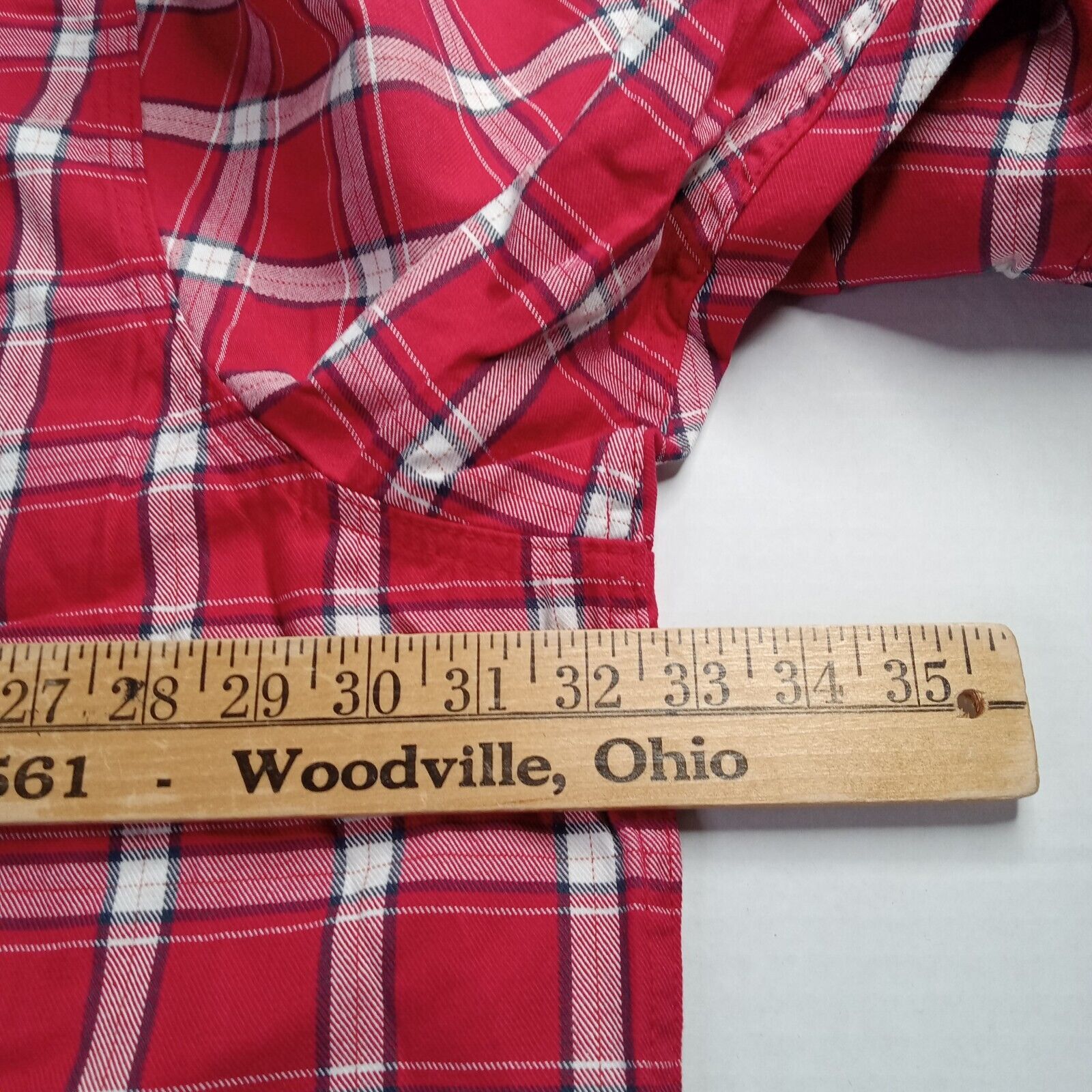 & Other Stories Titicaca FR Work Shirt Flame Resistant Men's 4XL Red Plaid Size US XXL / EU 58 / 5 - 6 Thumbnail