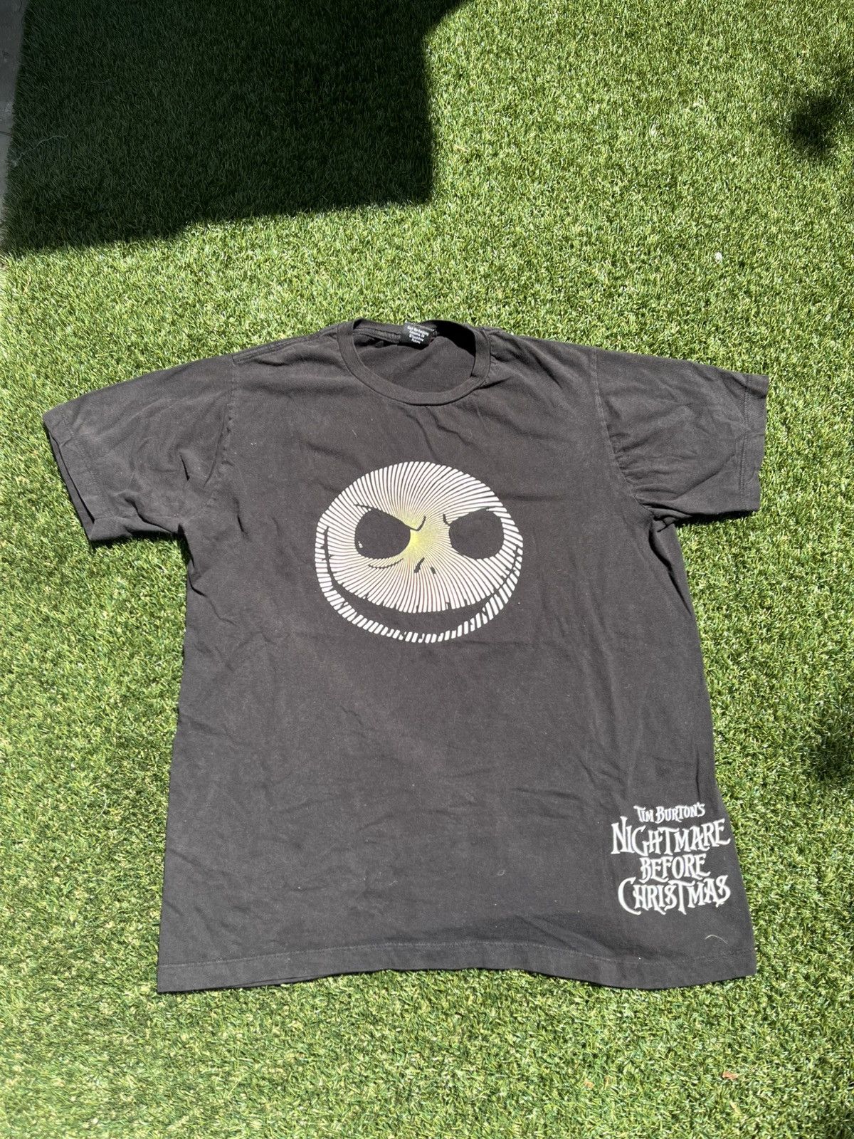 Vintage VTG 00’s Nightmare Before Christmas Faded Black Tee Size US L / EU 52-54 / 3 - 1 Thumbnail
