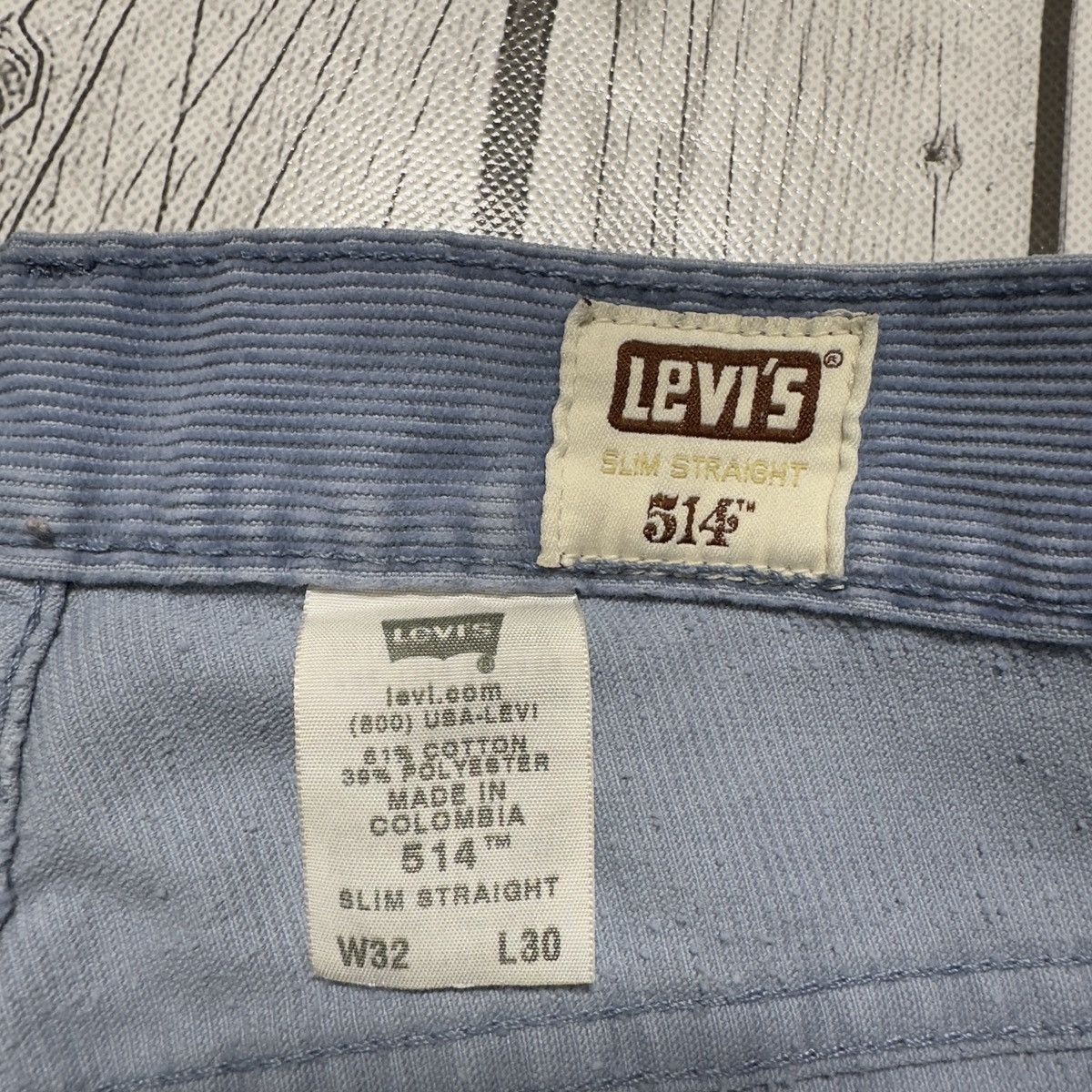 Levi's × Vintage Vintage Levi’s 514 White Tab corduroy pants Size US 32 / EU 48 - 5 Thumbnail