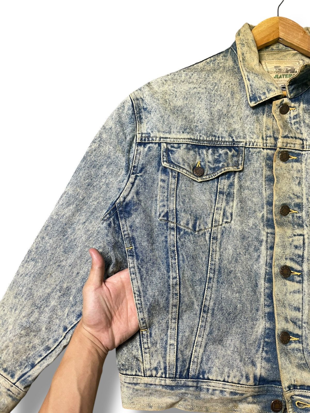 Japanese Brand × Vintage Vintage x Jia Teng Trucker Denim Jacket (31) Size US M / EU 48-50 / 2 - 7 Thumbnail