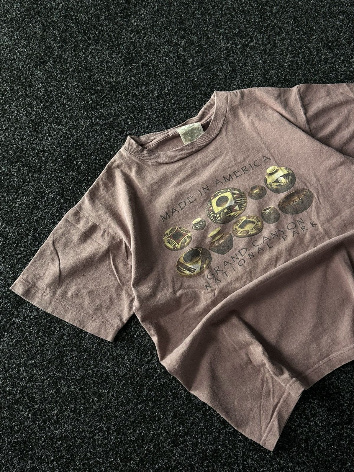 Vintage 🚨Crazy Vintage 90s Grand Canyon Nature Graphic Tee! Size US M / EU 48-50 / 2 - 2 Thumbnail