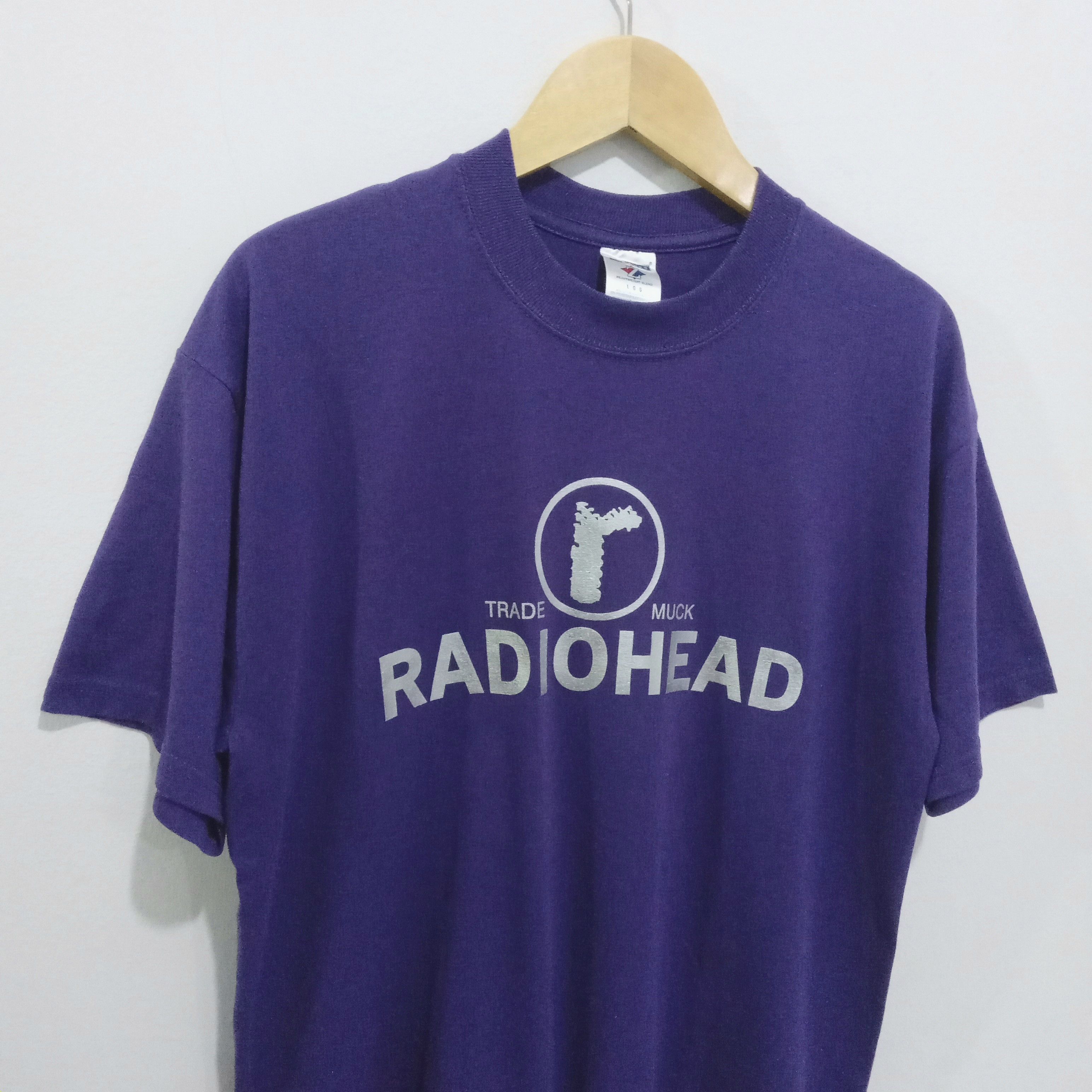 Band Tees Radiohead T-shirt trade muck logo Size US L / EU 52-54 / 3 - 5 Thumbnail