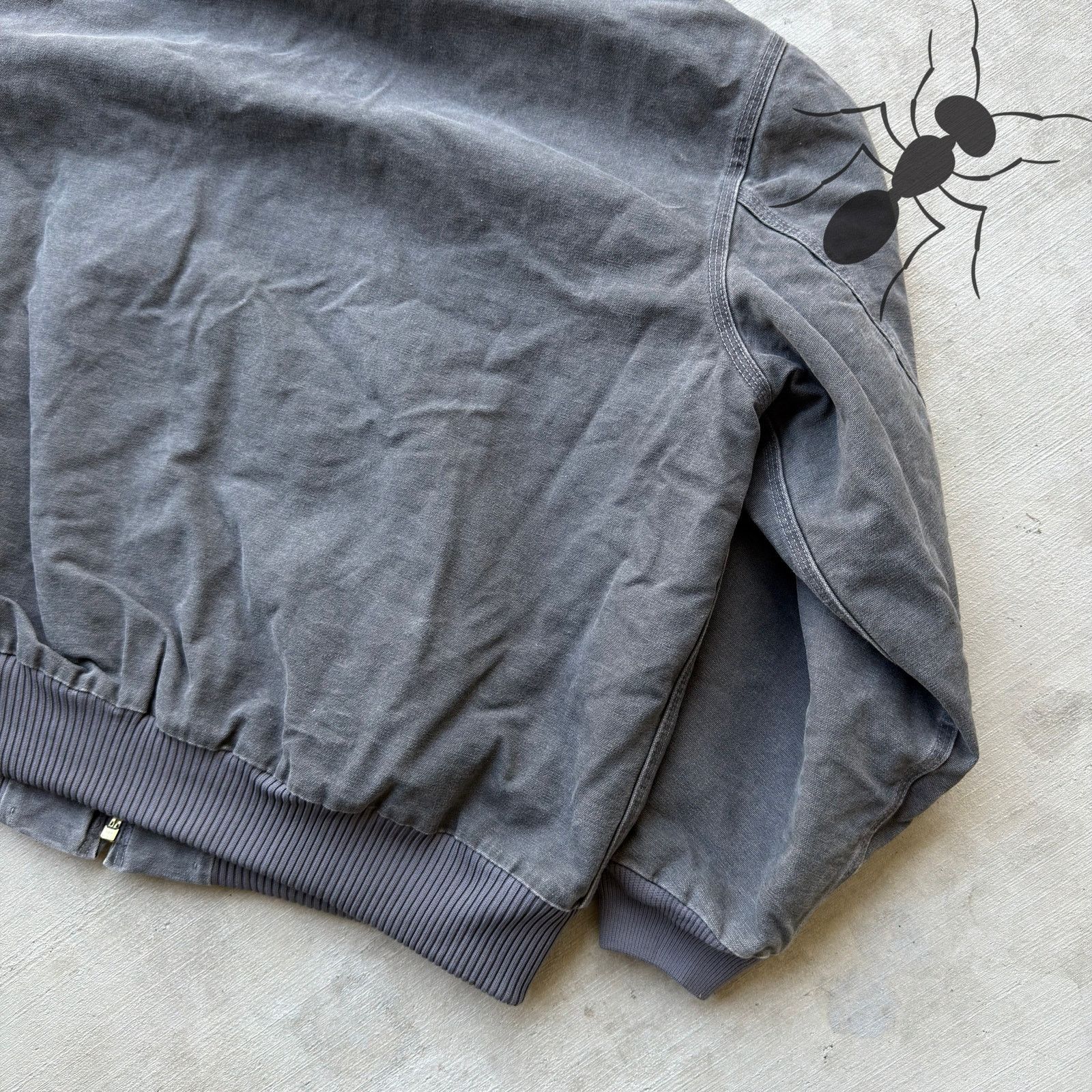 Carhartt × Vintage Carhartt J130 GVL gray hooded work wear jacket Size US XXL / EU 58 / 5 - 8 Thumbnail