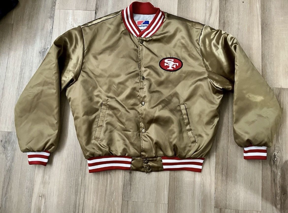 Swingster San Francisco 49ers vintage satin bomber jacket swingster xl Size US XL / EU 56 / 4 - 2 Thumbnail