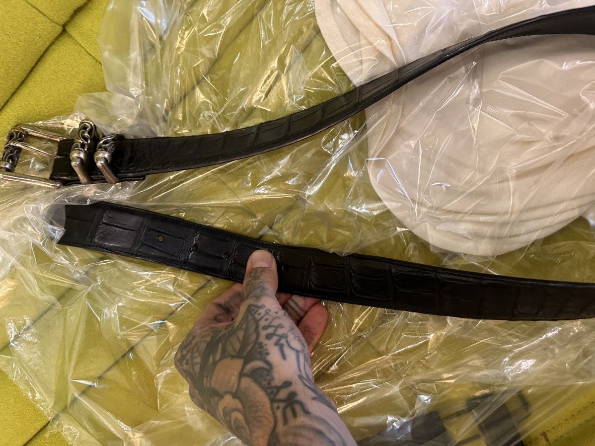 Chrome Hearts CHROME HEARTS NEW CROCODILE CROC ROLLER BELT 32 33 34 Size ONE SIZE - 12 Thumbnail