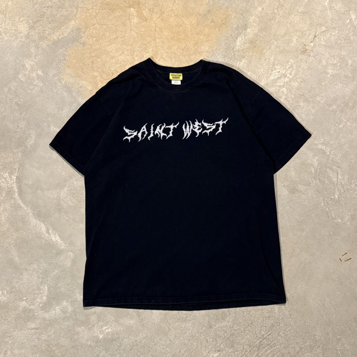 Market Chinatown Market x Yeezy “Saint West” Kanye Rap Tee Size US XL / EU 56 / 4 - 1 Thumbnail