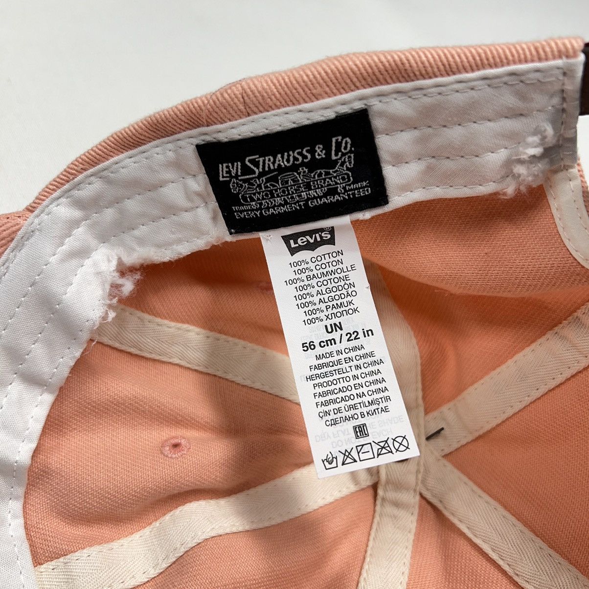 Levi's New Levi Hat Cap Pink Adjustable Curve Pink Baseball Strap Size ONE SIZE - 11 Thumbnail