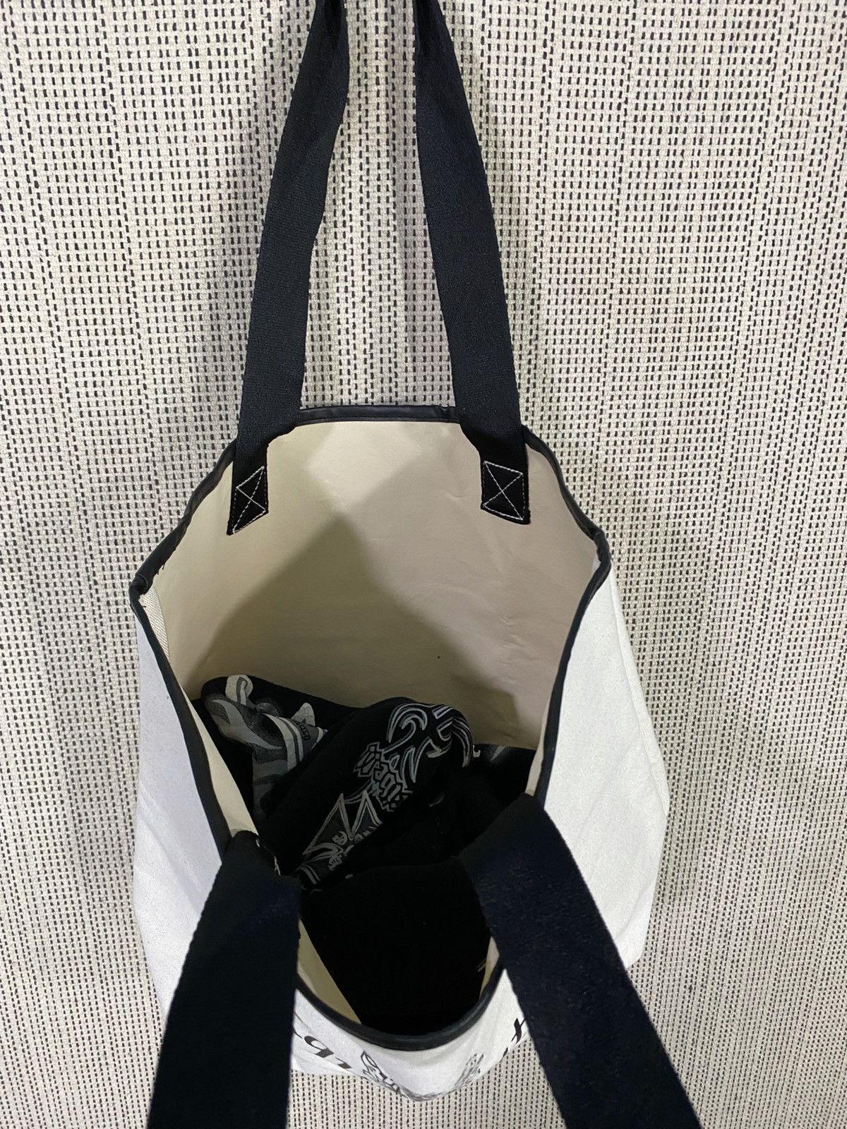Aquascutum Aquascutum London Logo Tote Bag Beige Canvas Size ONE SIZE - 4 Thumbnail