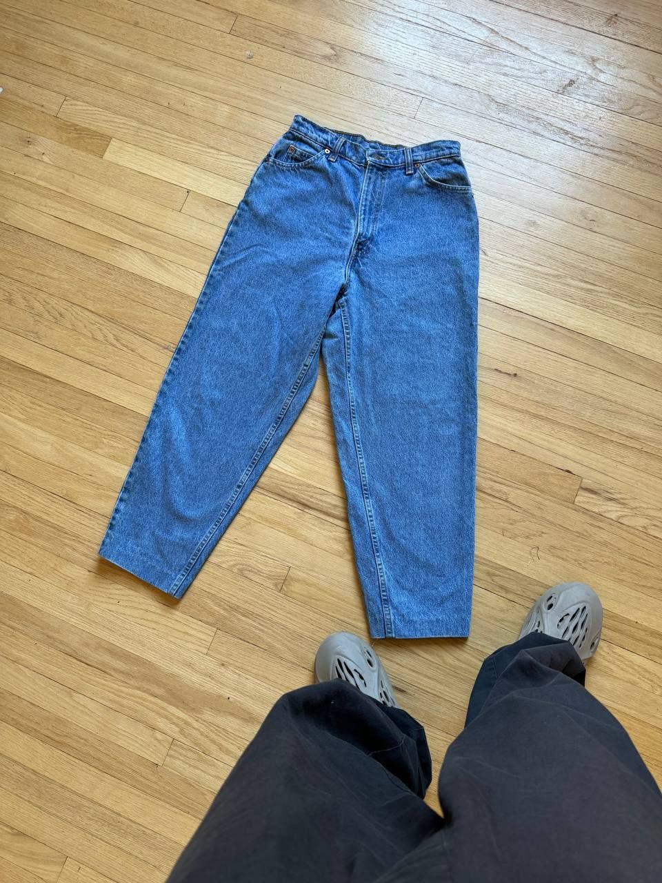 Levi's Vintage Clothing × Vintage Vintage VTG Y2K Levis SilverTab Baggy Fit Wide Leg Jeans Size US 30 / EU 46 - 2 Thumbnail