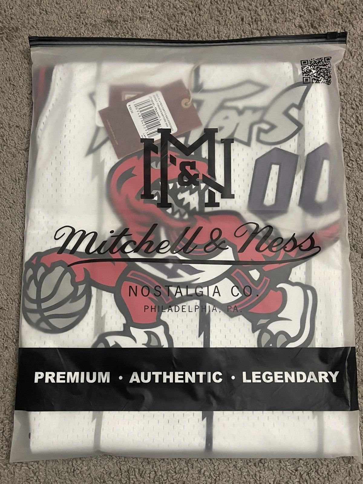 NBA X PLAYBOI CARTI X M&N JERSEY TORONTO RAPTORS 1998