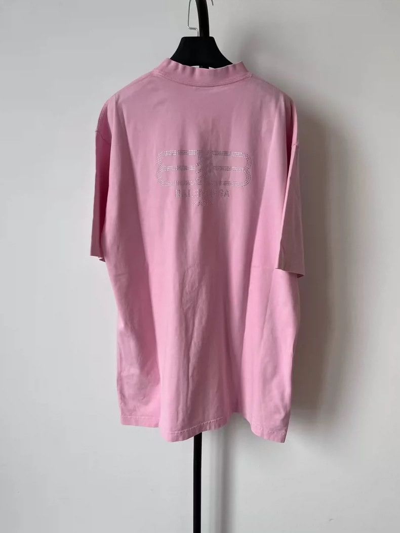 Balenciaga Rhinestone Short Sleeve Tee