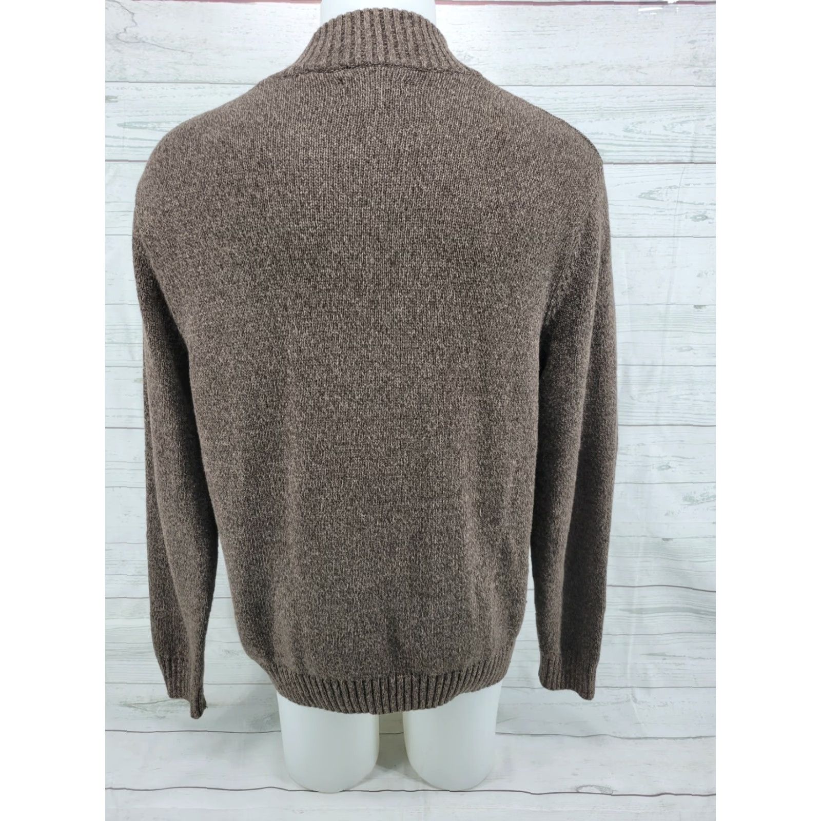 Chaps Chaps Sweater 3 Button Cotton Men's Size Large Brown Shirt MENS Regular Knit Mock Neck Vintage: No Size US L / EU 52-54 / 3 - 5 Thumbnail