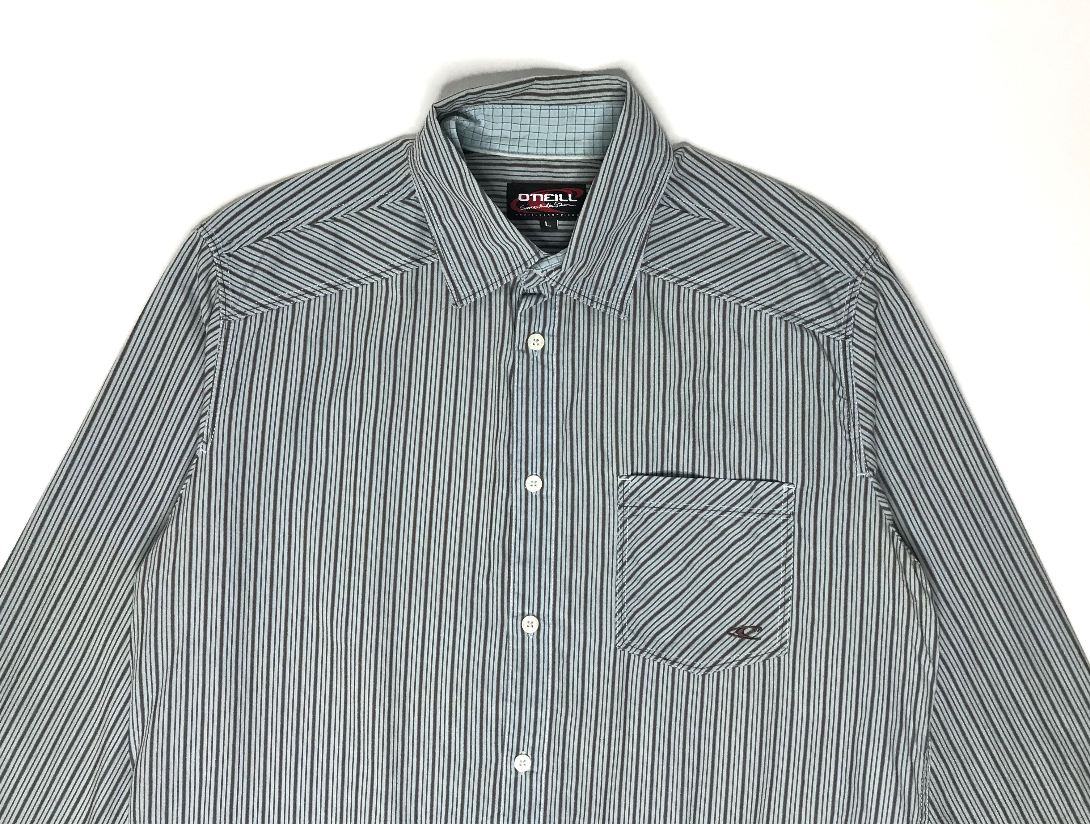 O'Neill O'Neill Mens Stripe Button Up Shirt Size L Size US L / EU 52-54 / 3 - 3 Thumbnail