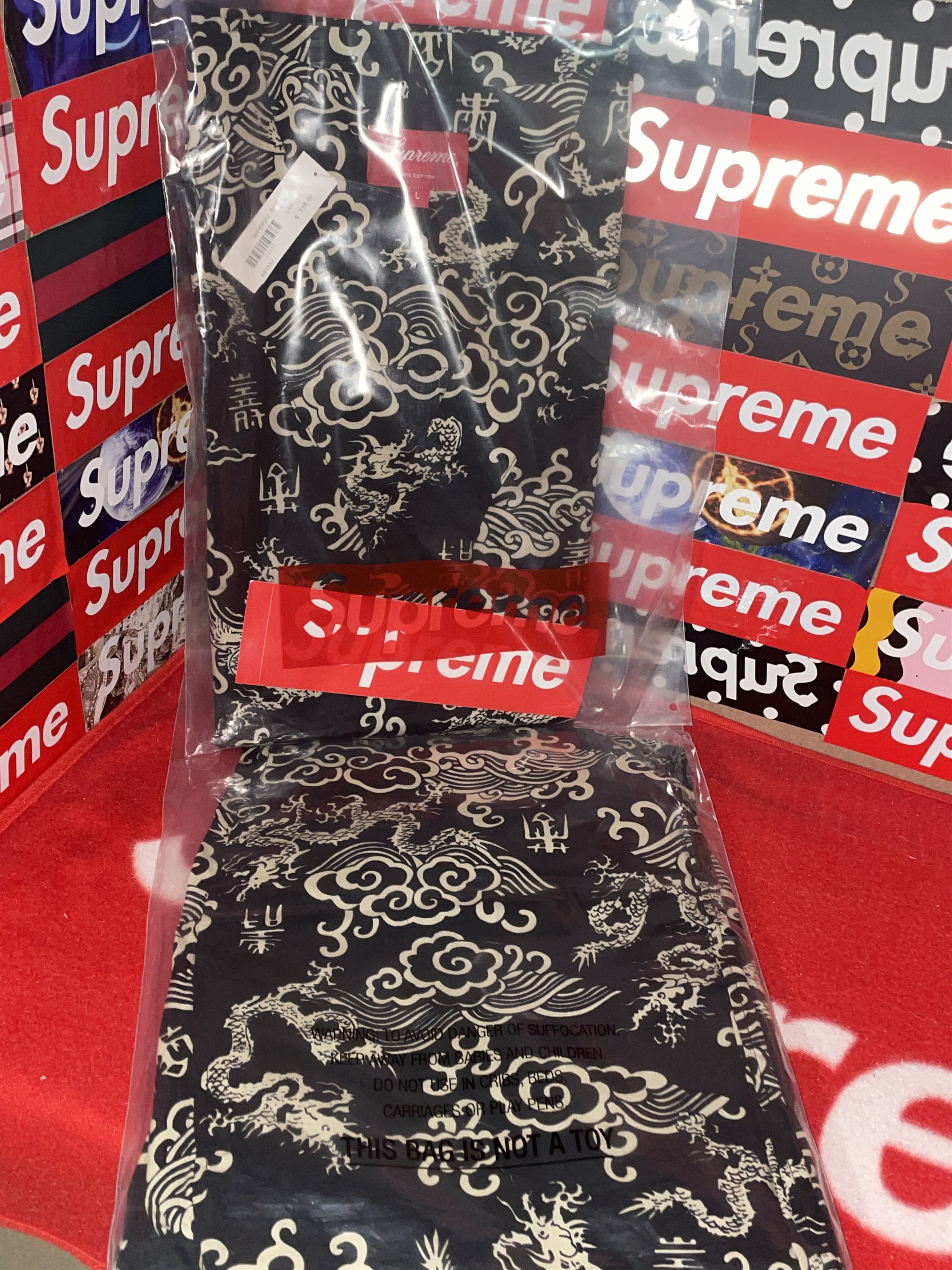 Supreme Supreme Imperial Shirt Dragon L/S Black Large SS15 NEW Size US L / EU 52-54 / 3 - 6 Thumbnail