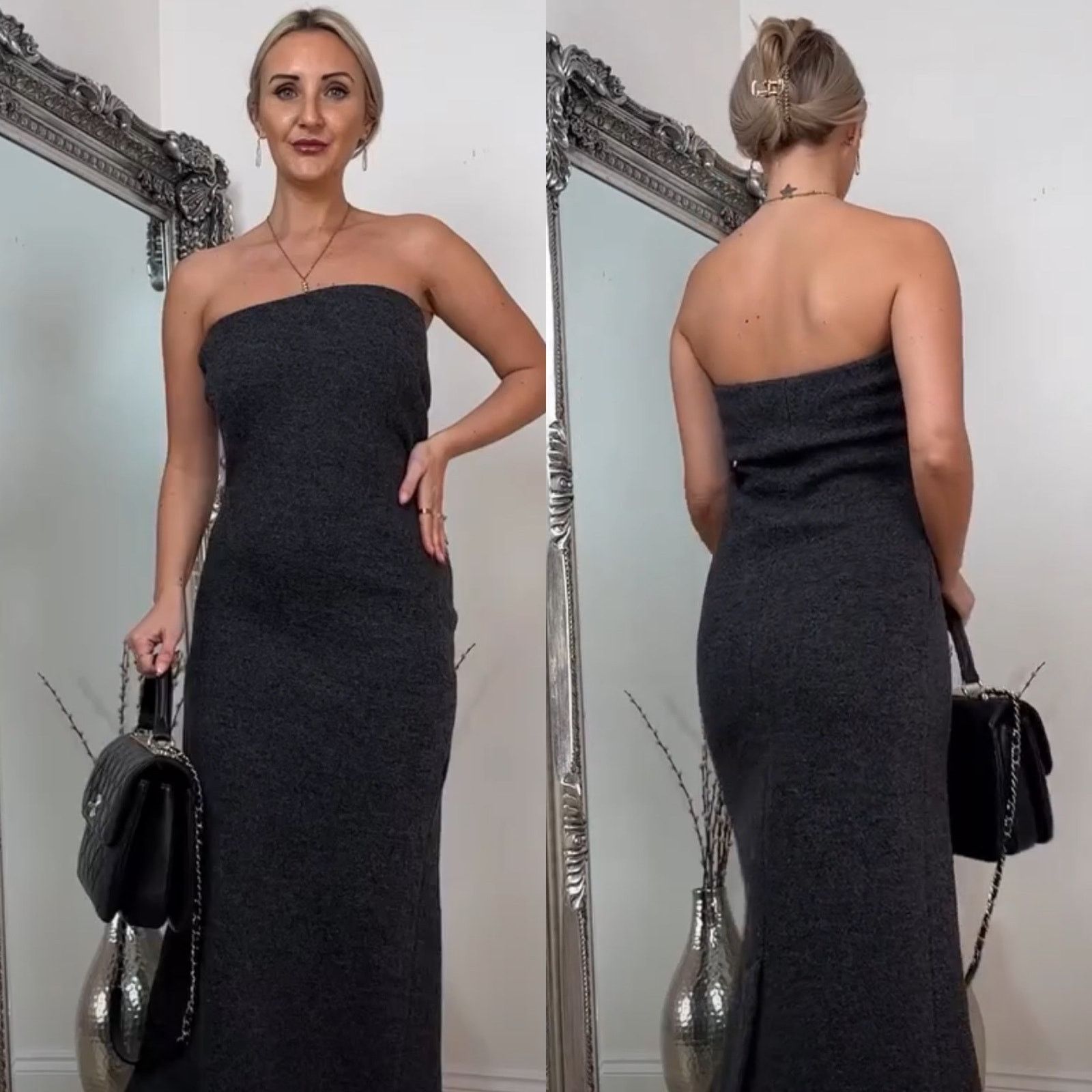 Zara ZARA WOOL DRESS LIMITED EDITION GRAY Size M / US 6-8 / IT 42-44 - 1 Thumbnail