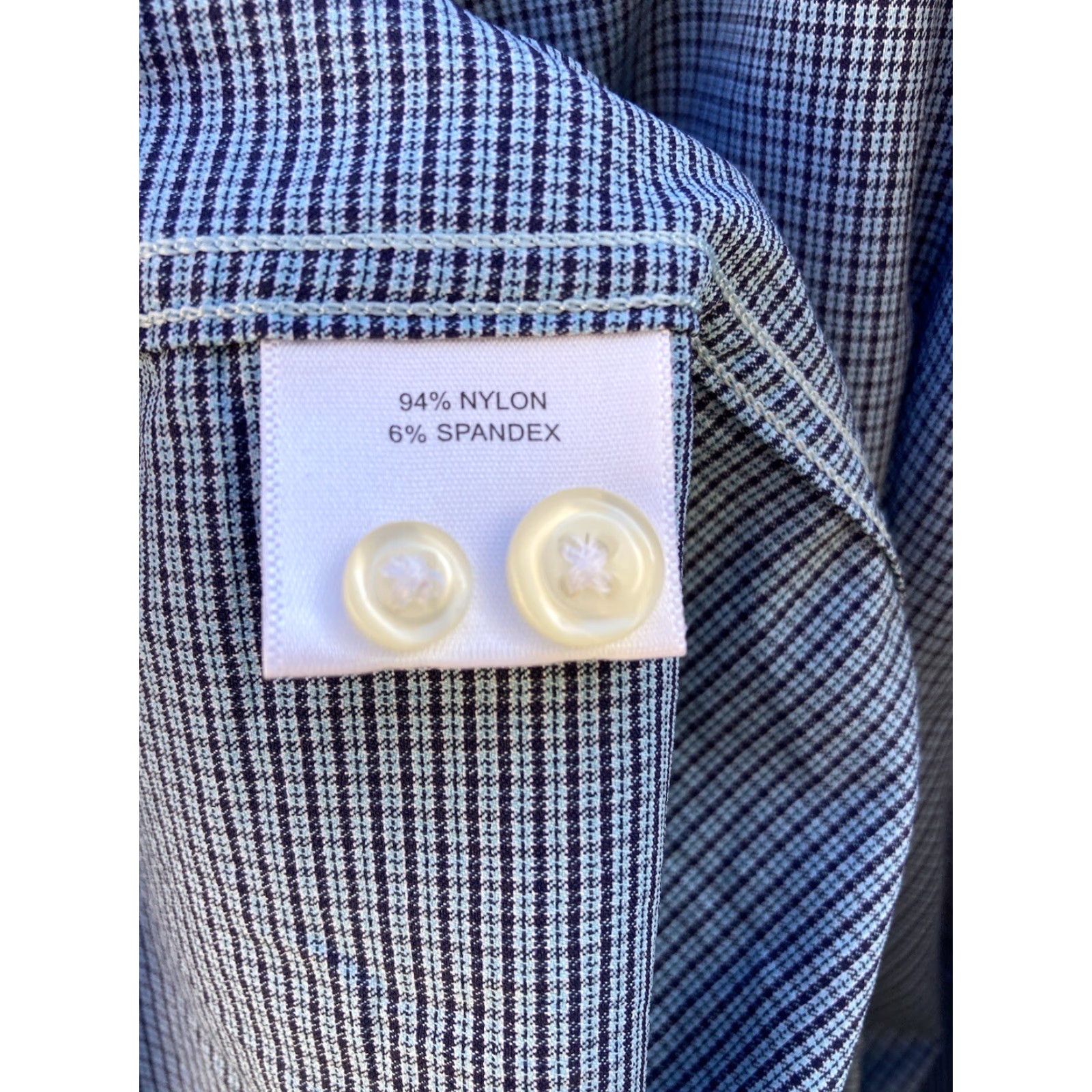 Peter Millar Men's Peter Millar Summer Comfort Button-Down Shirt Multicolor Plaid XL Nylon Size US XL / EU 56 / 4 - 4 Thumbnail