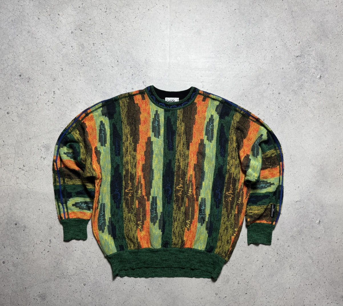 Carlo Colucci Carlo Colucci Coogi Monogram Sweater Size 54 Size US L / EU 52-54 / 3 - 1 Thumbnail