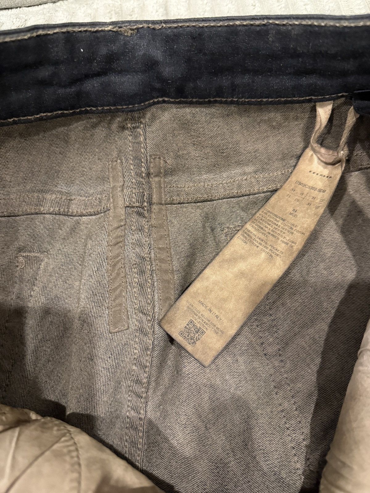 Rick Owens Rick Owens DRKSHDW Luxor Bias Cut Denim Size US 31 - 9 Thumbnail