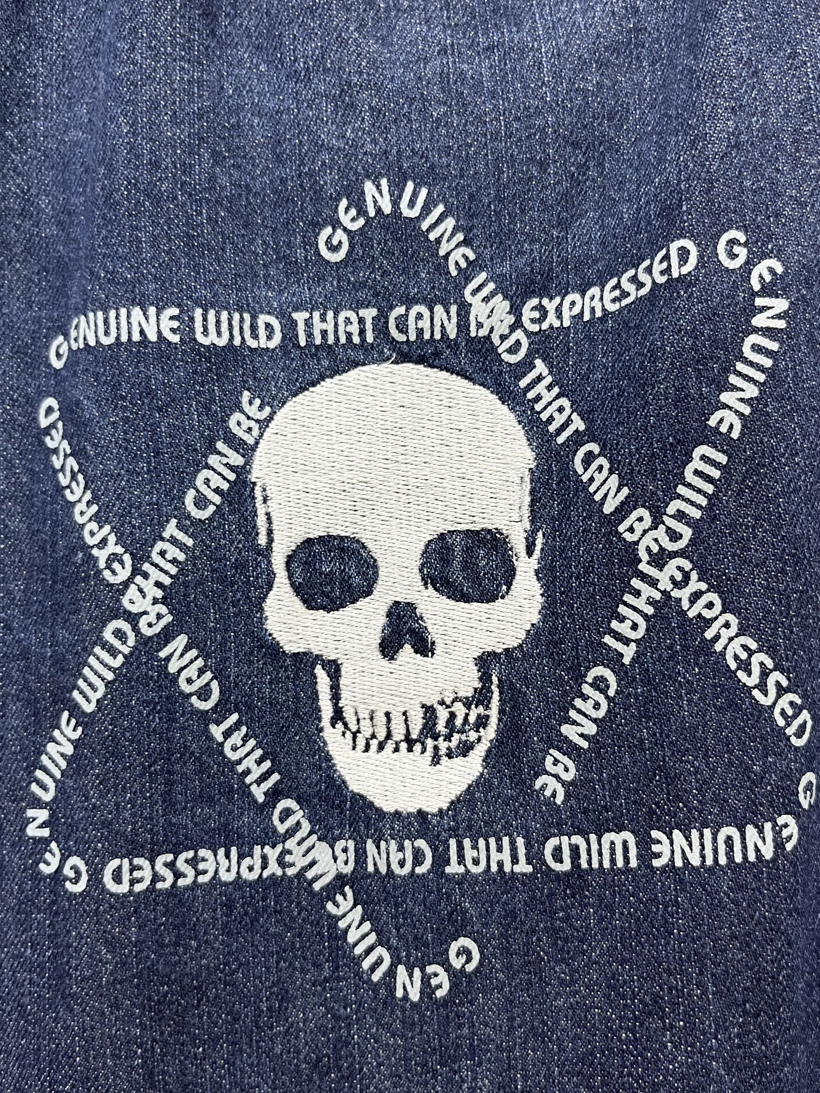 Seditionaries WILD LIFE Punk! Embroidery Skulls Inspired by Number (N)ine Size US 32 / EU 48 - 3 Thumbnail