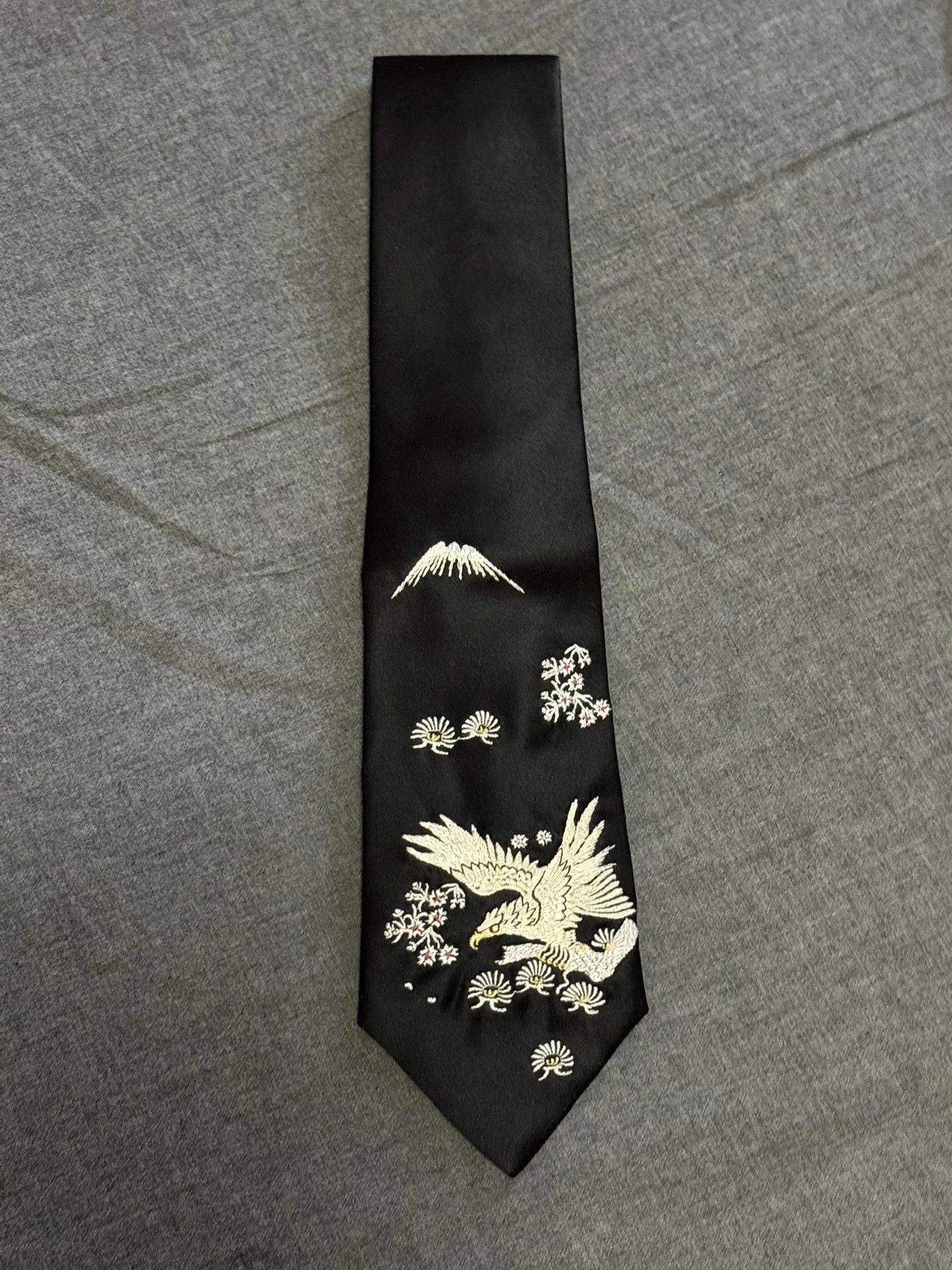 Yohji Yamamoto Yohji Yamamoto 04AW Fujisawa Eagle Tie 1st Ed Rare Size ONE SIZE - 1 Thumbnail