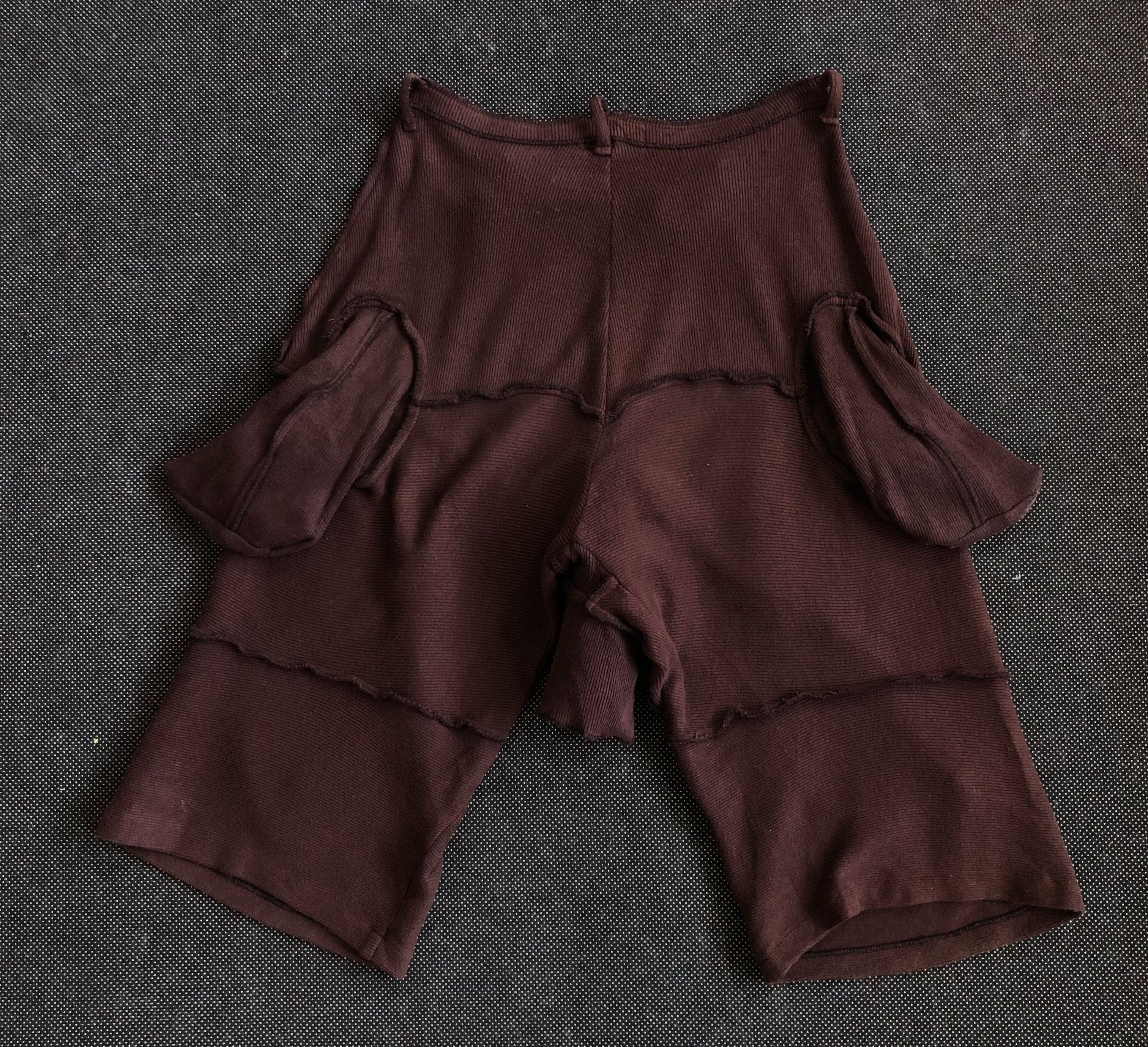 Christopher Nemeth HOLYRARE🔥1980’S NEMETH PENIS DICKHOLE 3/4 BAGGY KNIT PANTS Size US 34 / EU 50 - 2 Thumbnail