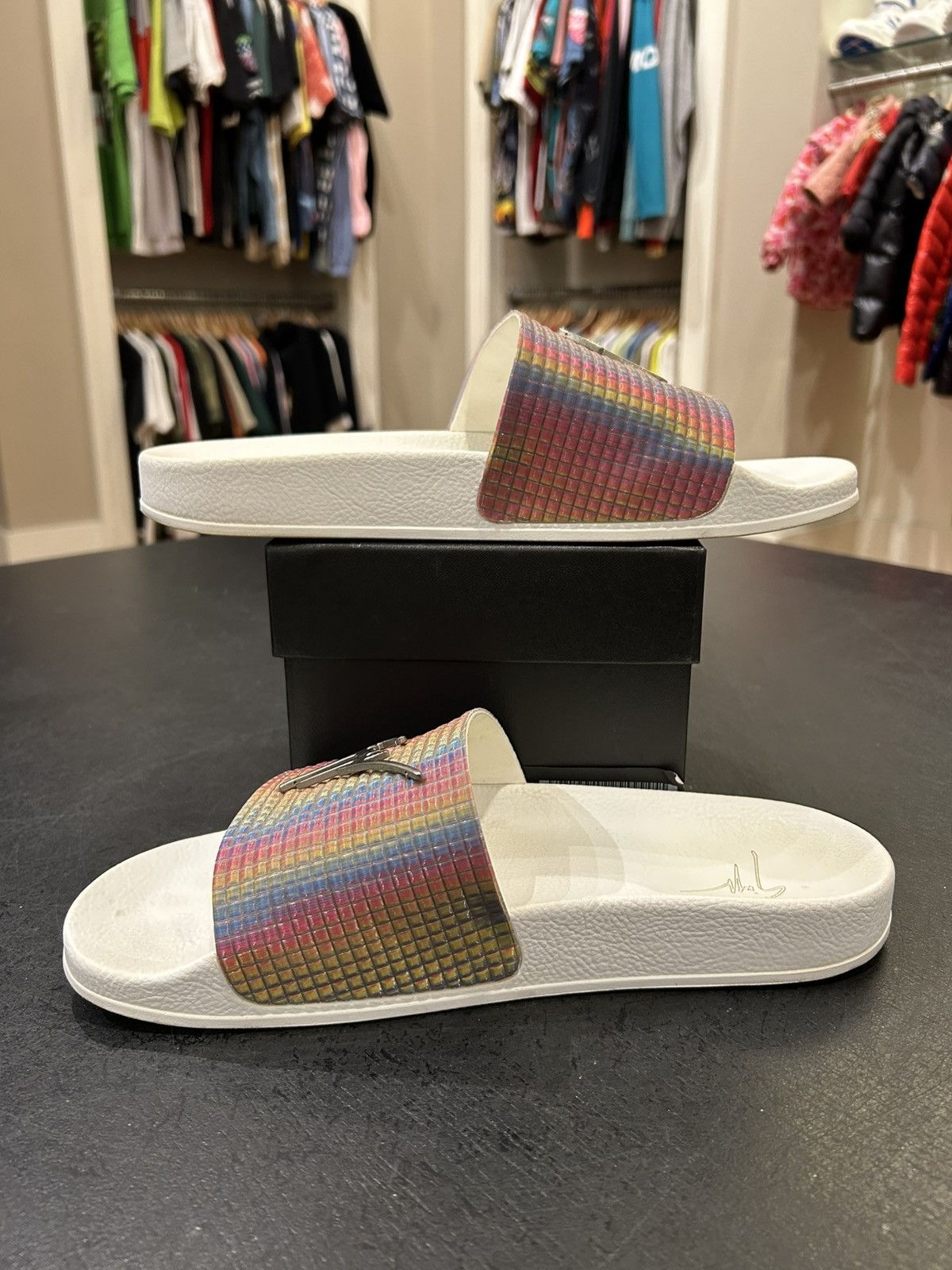 Giuseppe Zanotti Giuseppe Zanotti Logo Slides Size US 11 / EU 44 - 3 Thumbnail