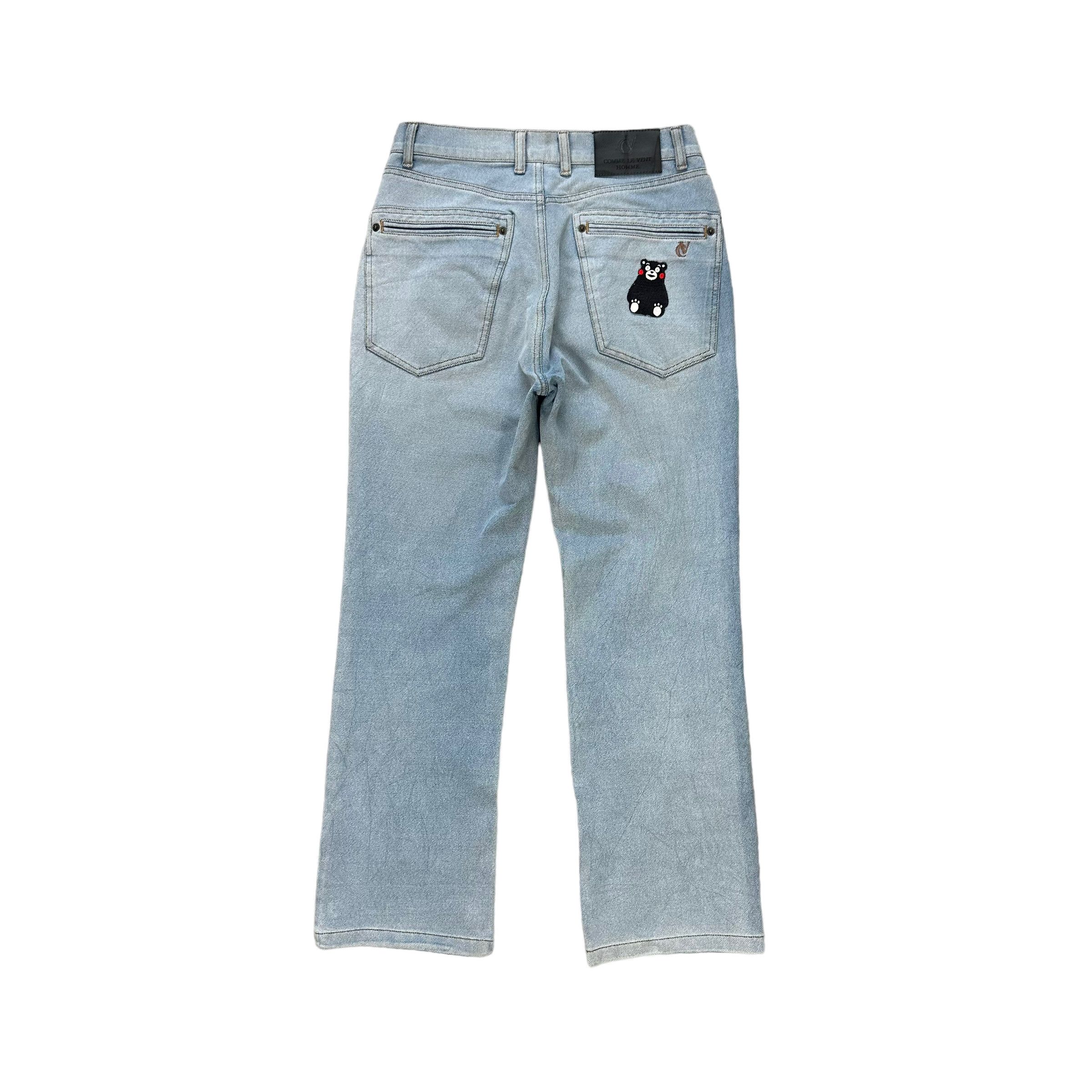Japanese Brand COMME LE VENT HOMME LIGHT WASH DENIM PANT #7803-177 Size US 27 - 1 Thumbnail