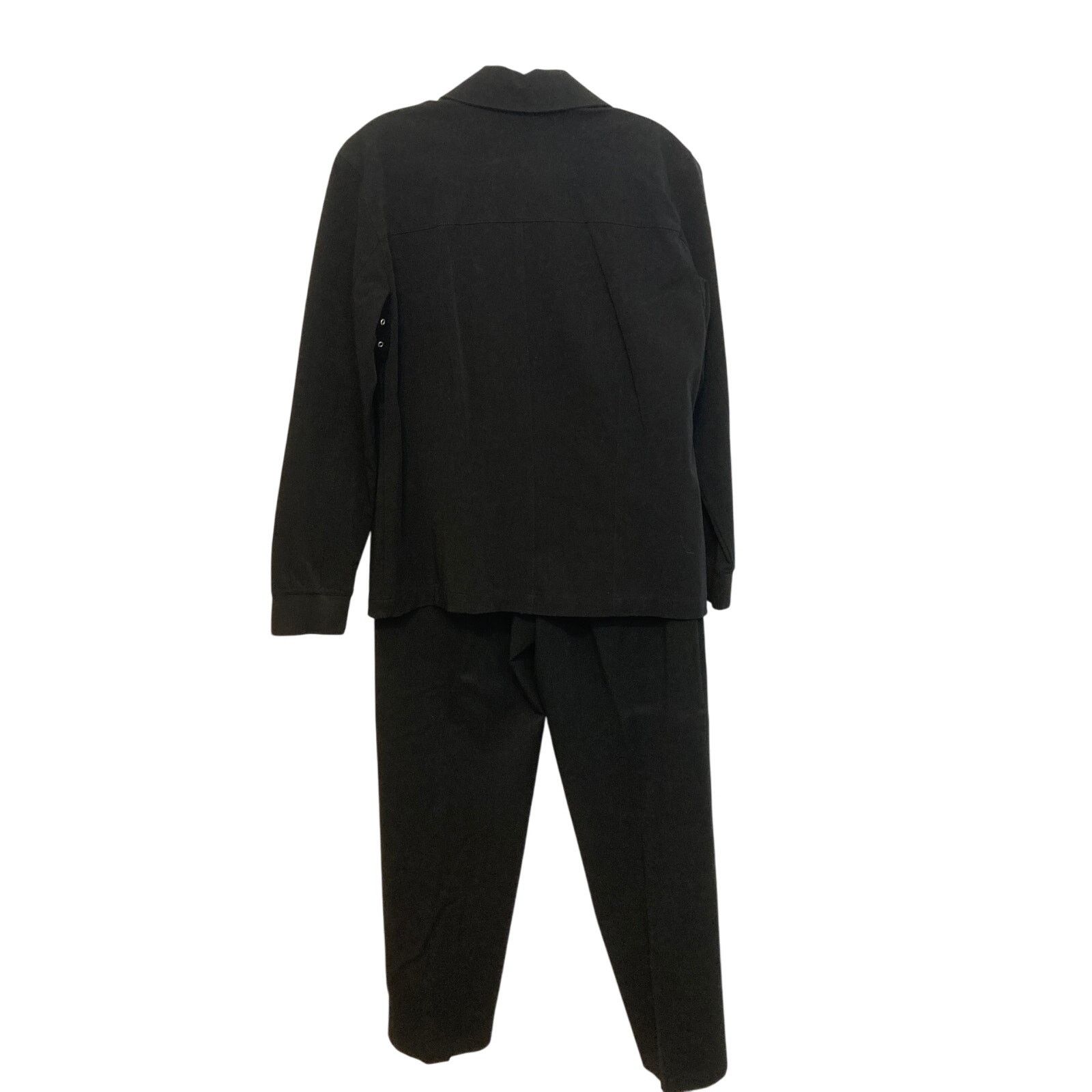 Chicos Chico’s Design Black Utility Two Piece Jacket Pants Set Size 30" / US 8 / IT 44 - 2 Thumbnail