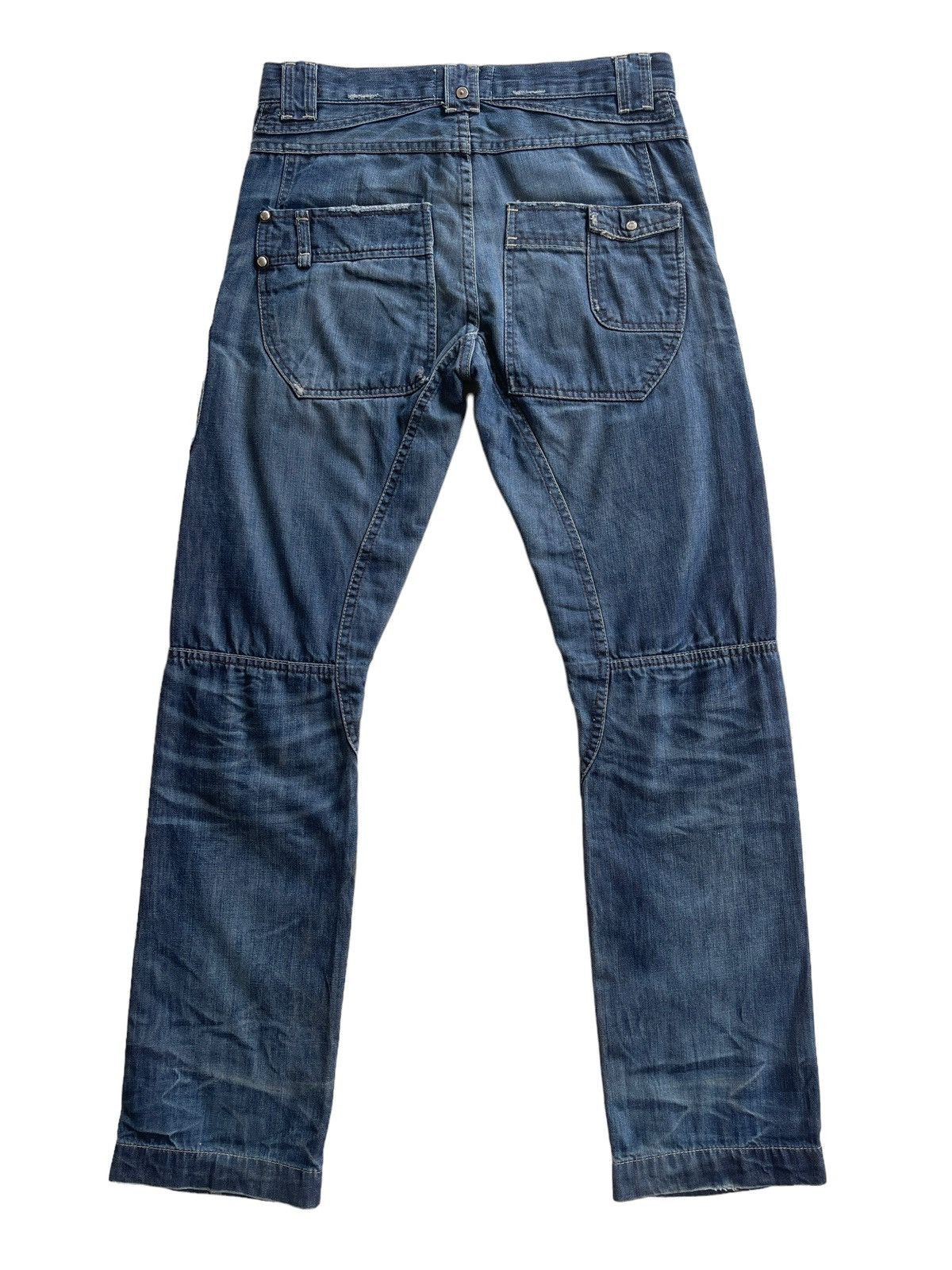 Japanese Brand Sicko Nineteen Multipocket Jeans Size US 31 - 3 Thumbnail