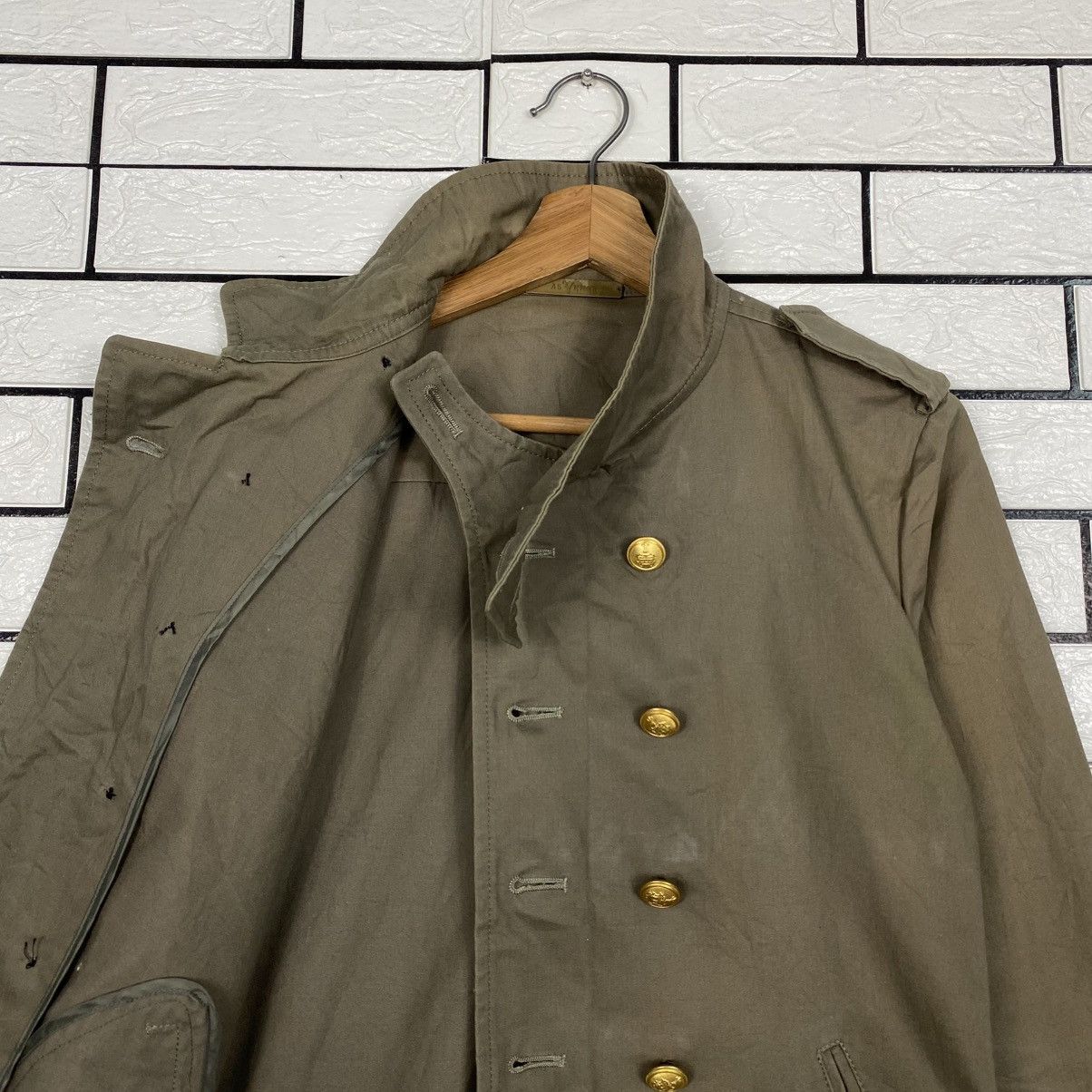 Japanese Brand 📌Cropped Chore Military Jacket As Venus Issey Miyake Size US S / EU 44-46 / 1 - 14 Thumbnail